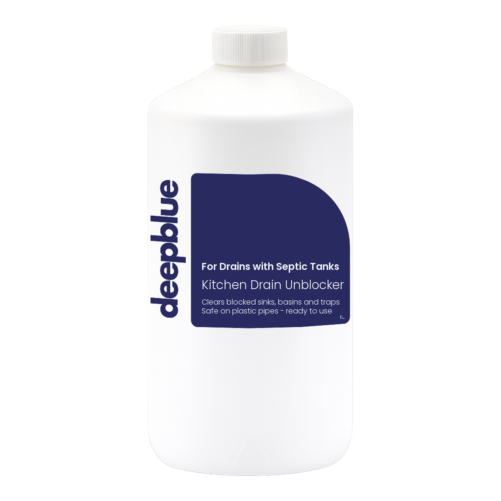 Kitchen Drain unblocker for drains with septic tanks 1L