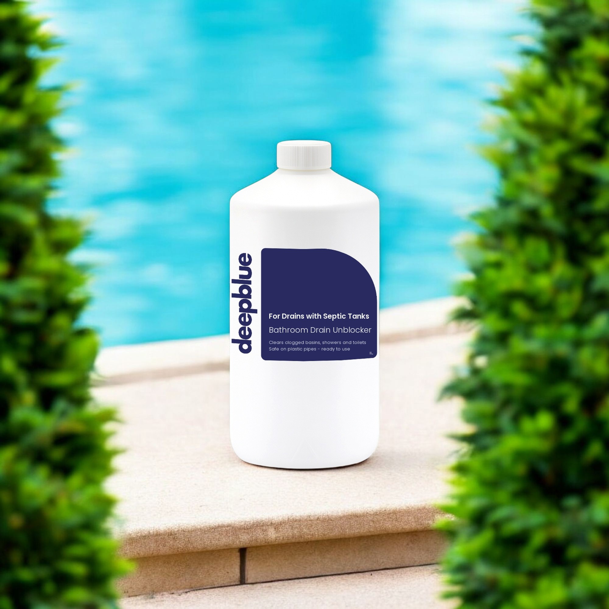 Bathroom Drain unblocker for drains with septic tanks 1L - Image 2