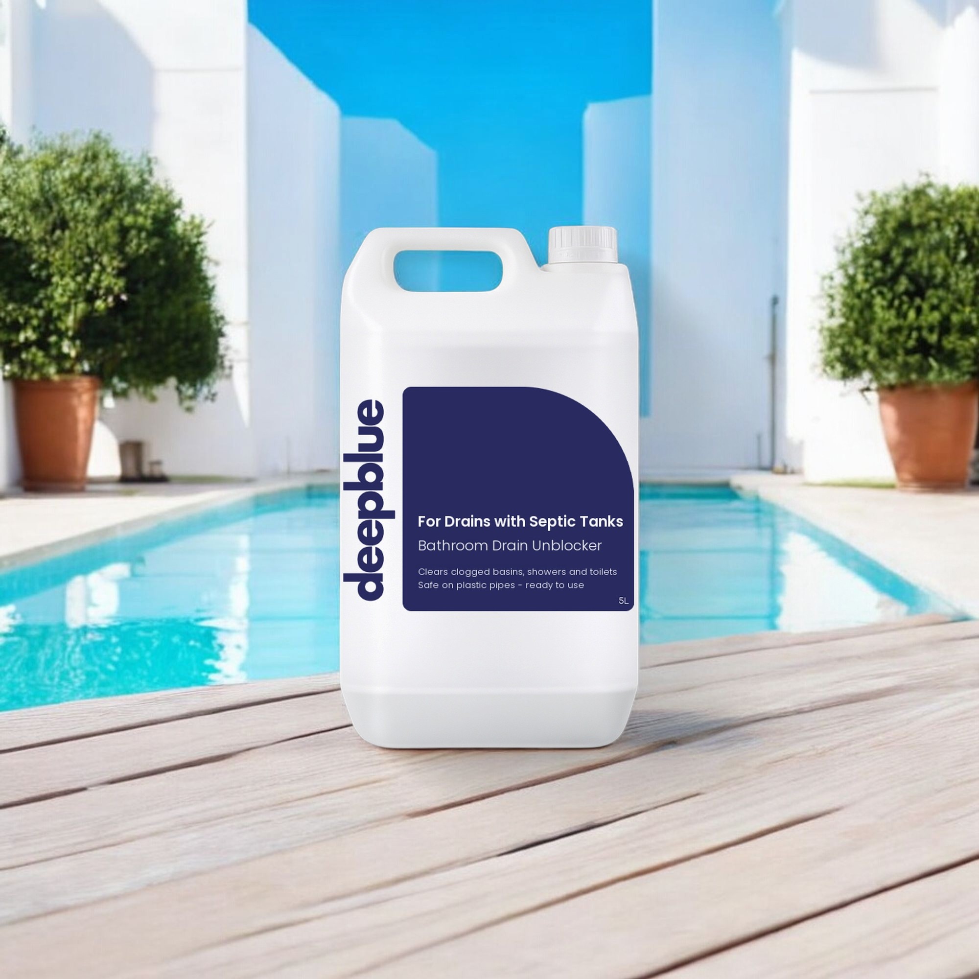Bathroom Drain unblocker for drains with septic tanks 10l - Image 3