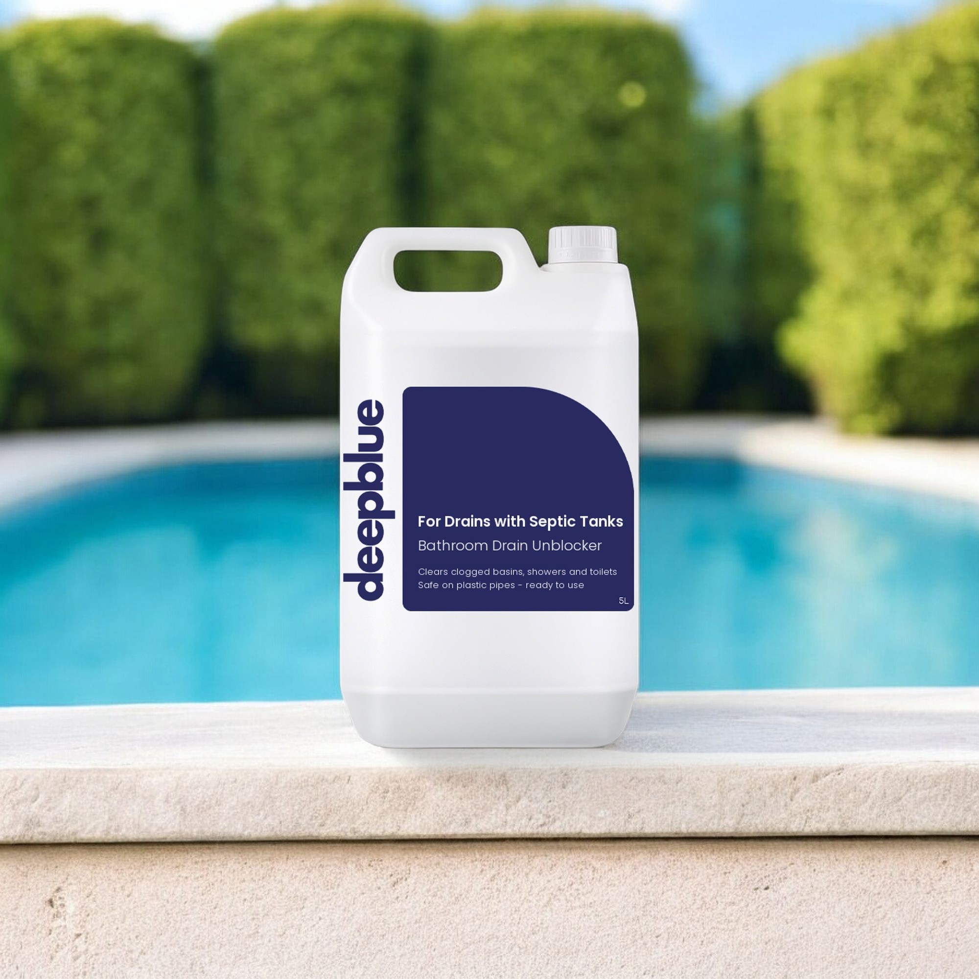 Bathroom Drain unblocker for drains with septic tanks 5L - Image 2