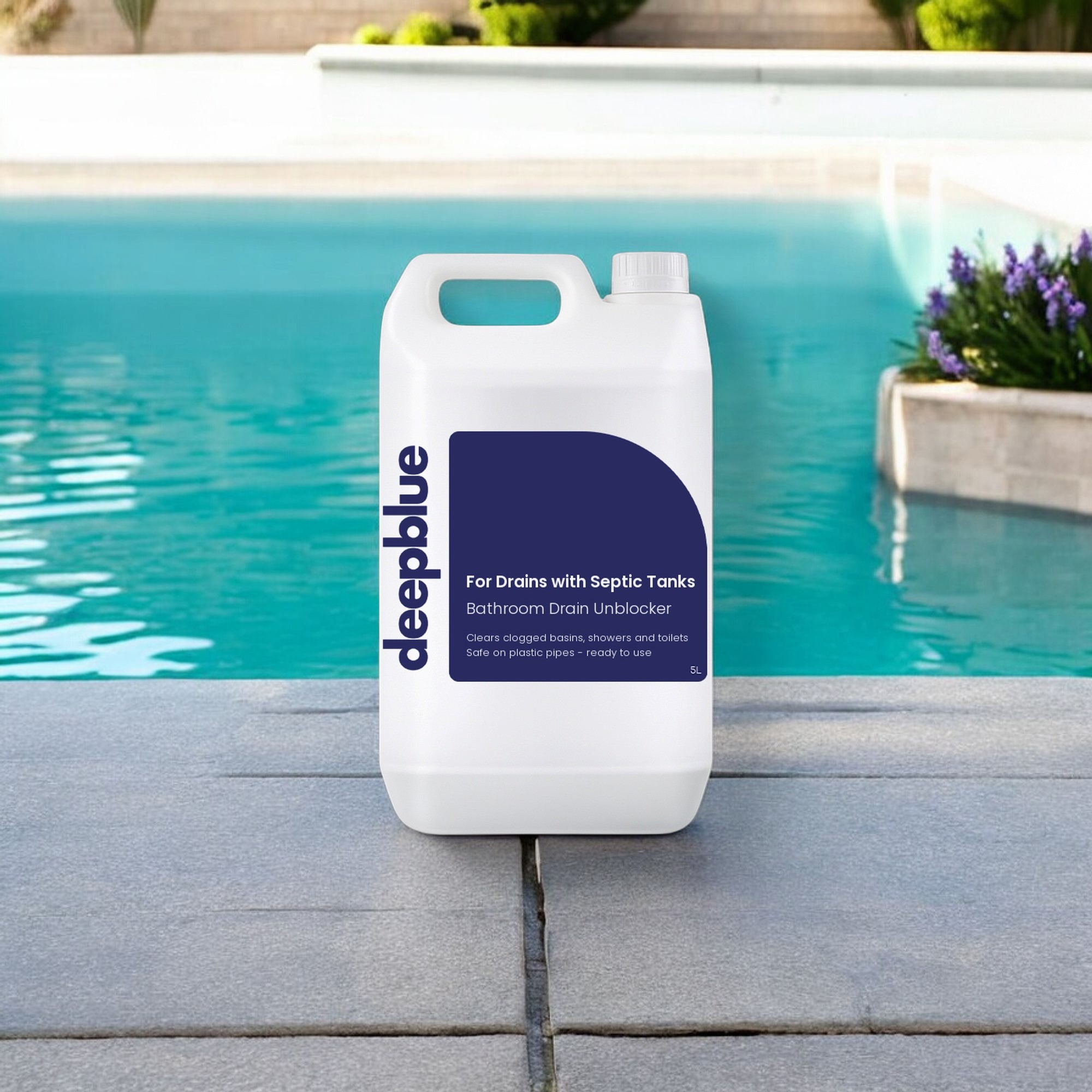 Bathroom Drain unblocker for drains with septic tanks 5L - Image 4
