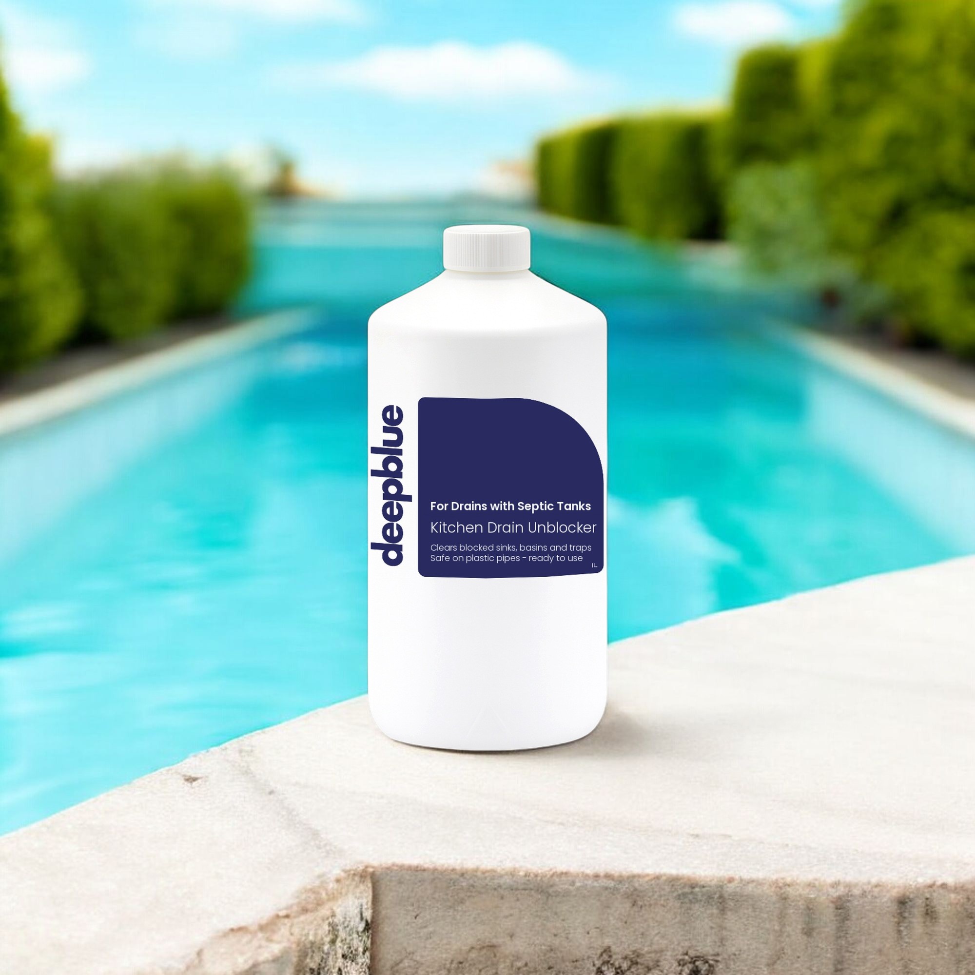 Kitchen Drain unblocker for drains with septic tanks 1L - Image 2