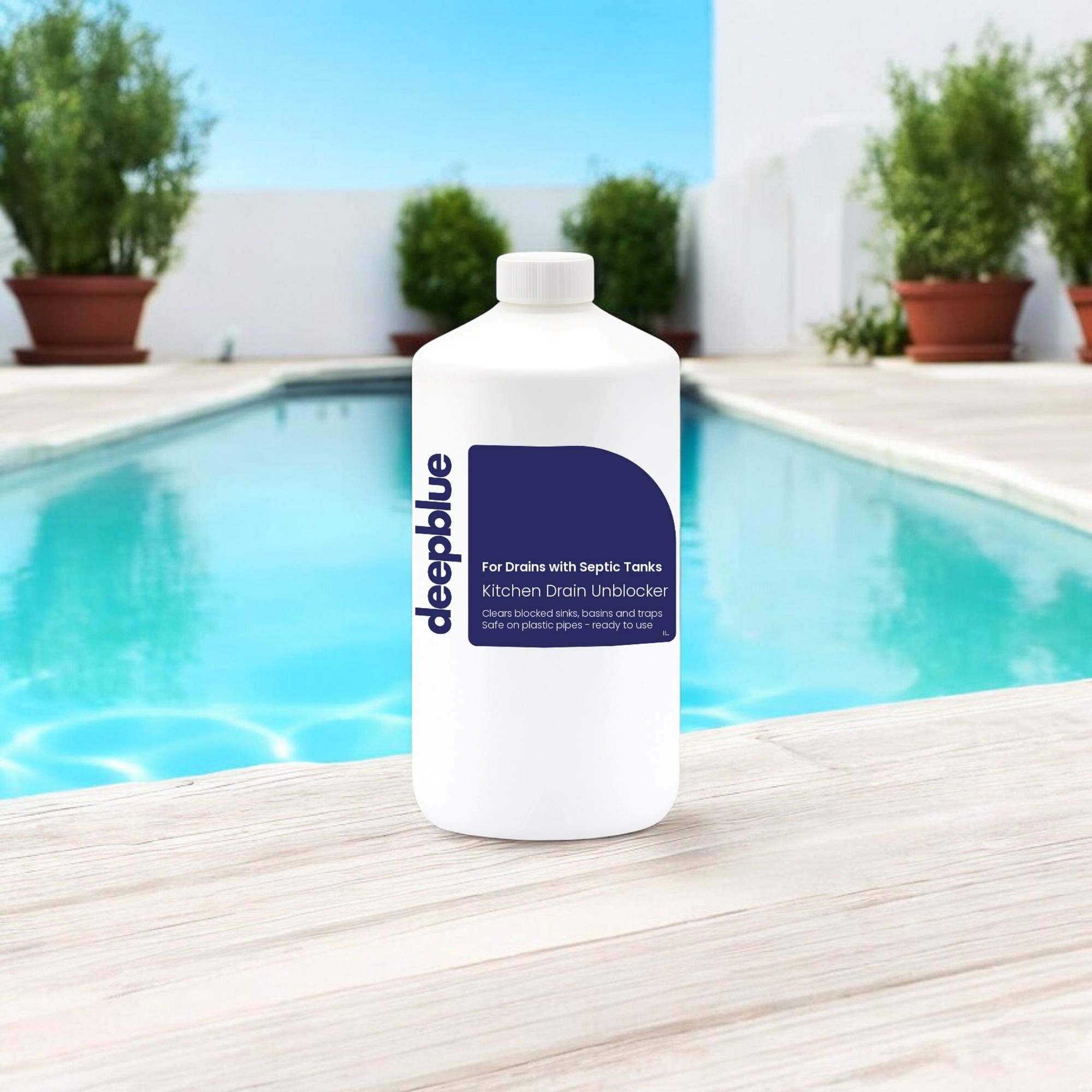 Kitchen Drain unblocker for drains with septic tanks 1L - Image 3