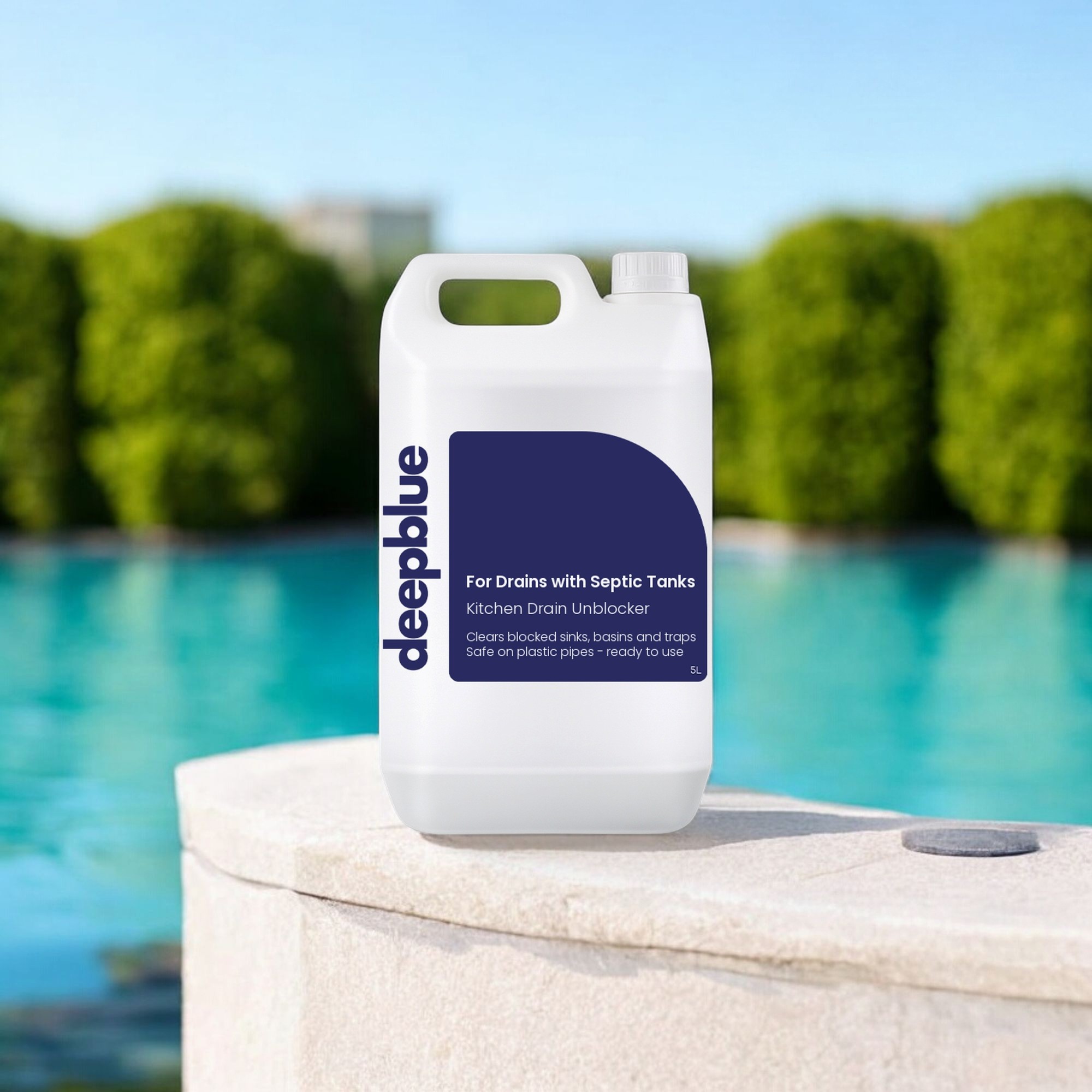 Kitchen Drain unblocker for drains with septic tanks 5L - Image 2