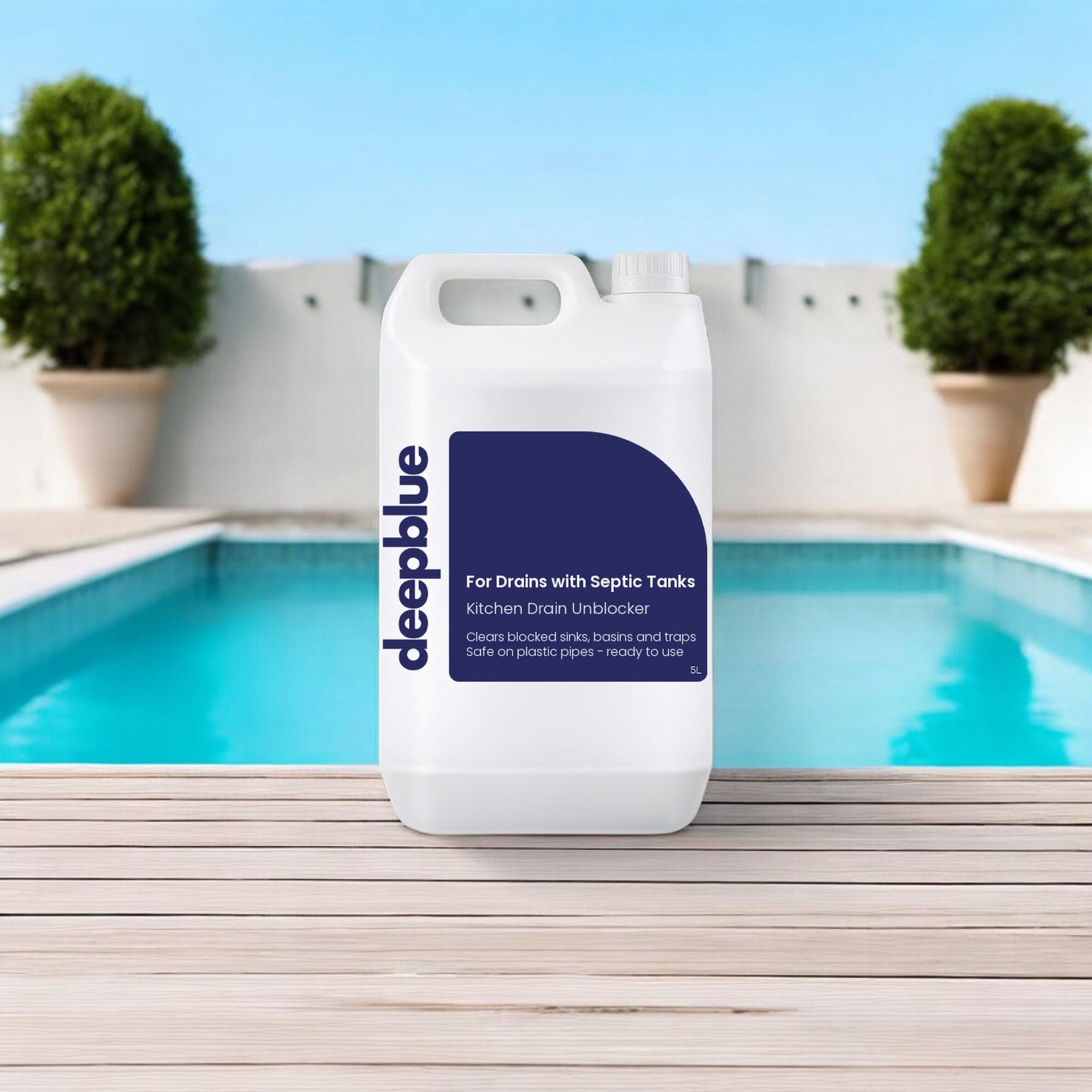 Kitchen Drain unblocker for drains with septic tanks 5L - Image 3
