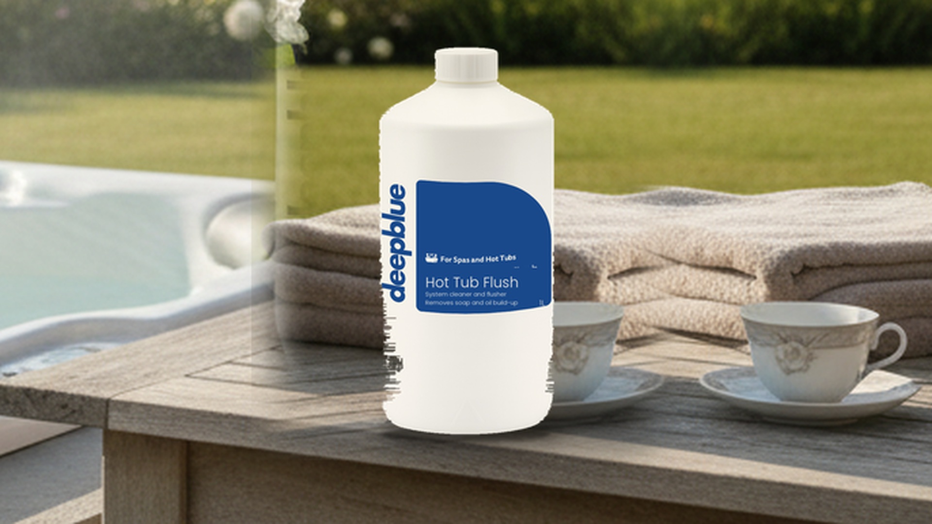 Deep Blue Hot Tub Flush, System Cleaner and Flusher - 1L - Image 2