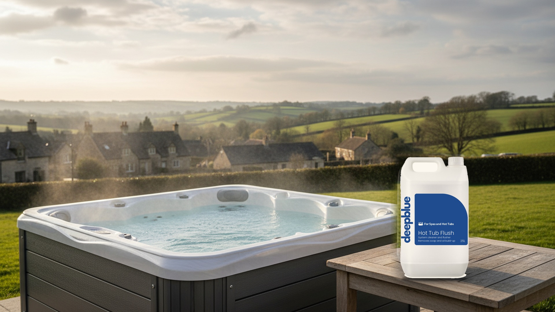 Deep Blue Hot Tub Flush, System Cleaner and Flusher - 25L - Image 2