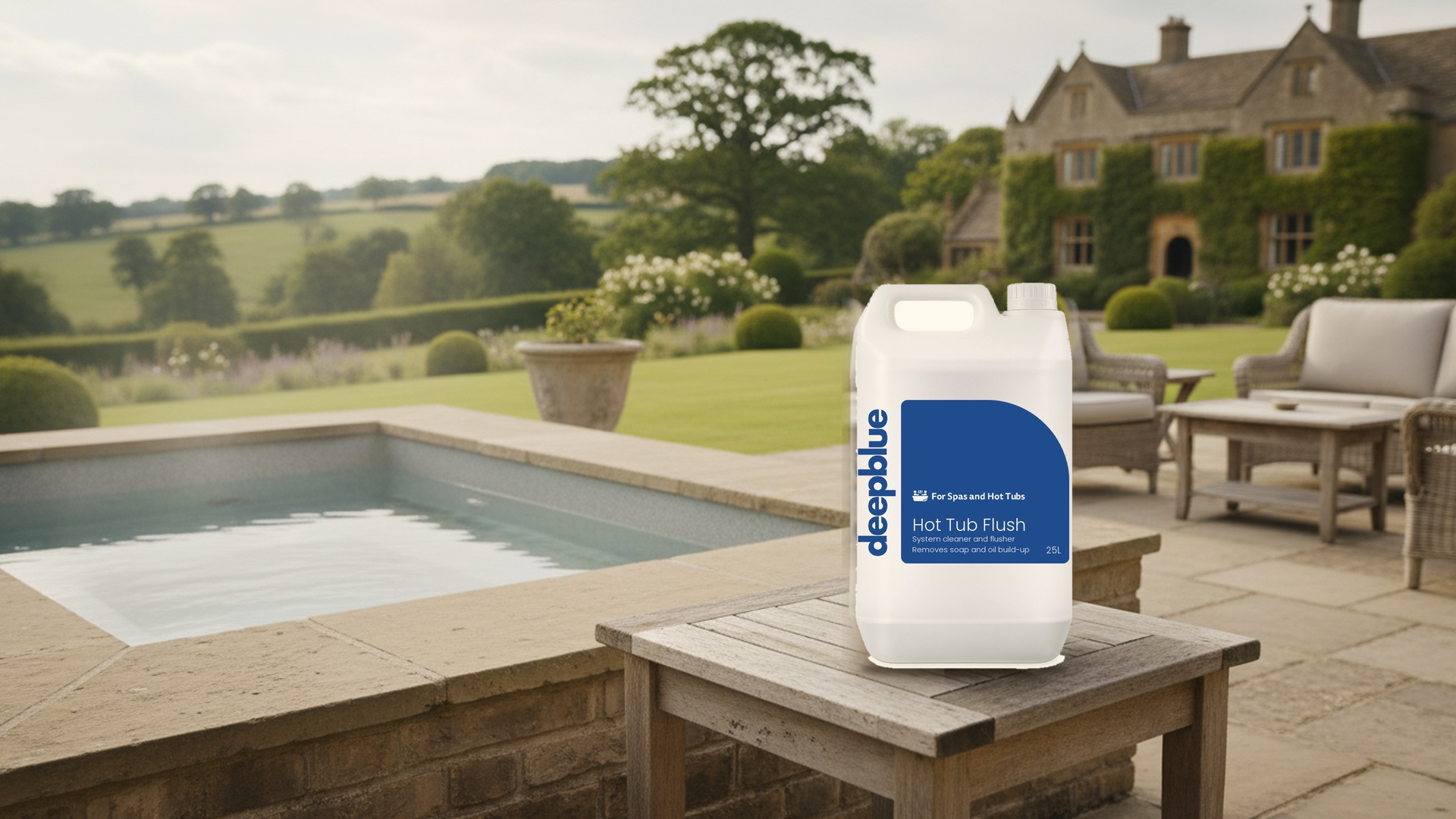 Deep Blue Hot Tub Flush, System Cleaner and Flusher - 25L - Image 3