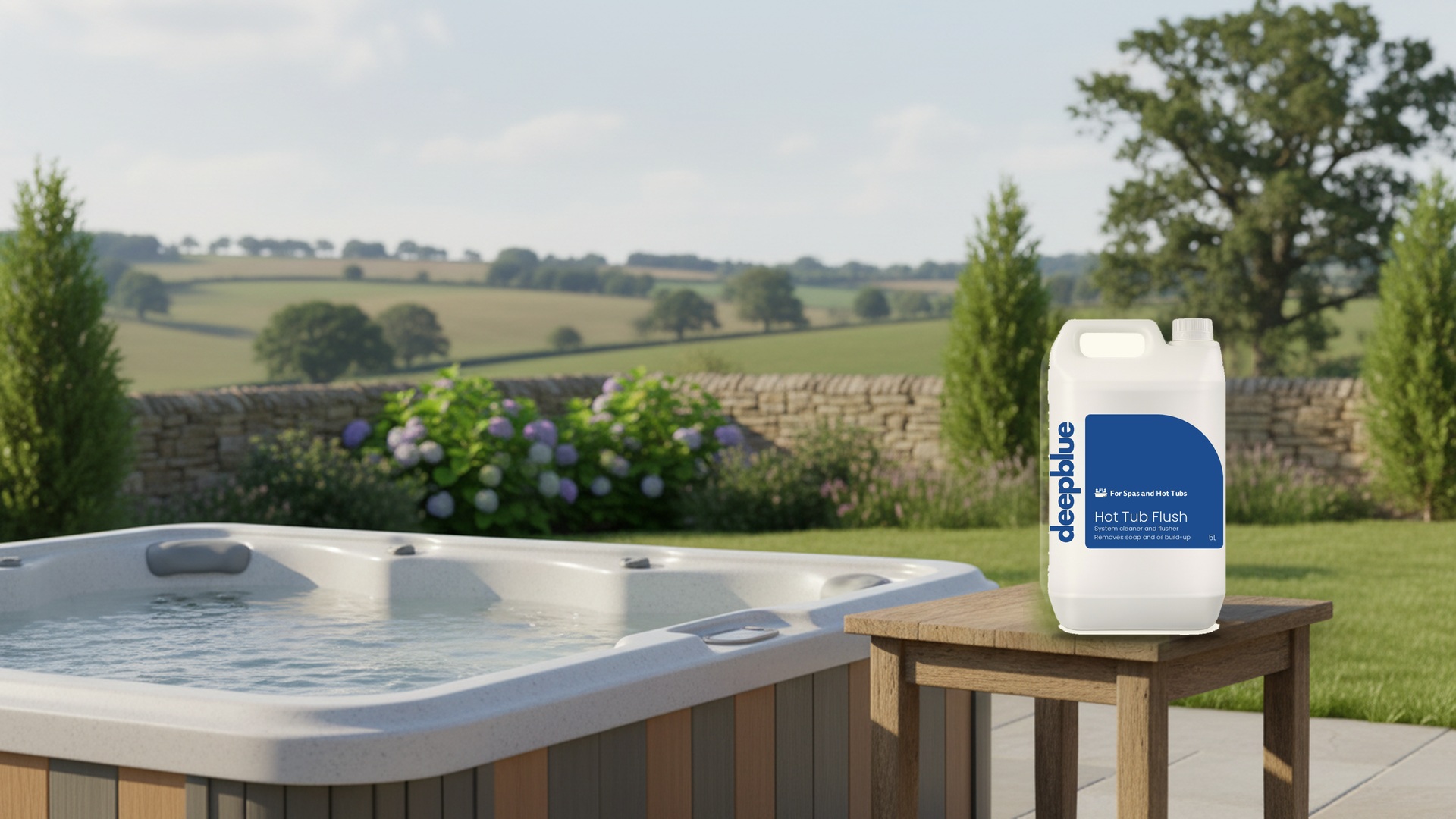 Deep Blue Hot Tub Flush, System Cleaner and Flusher - 5L - Image 4