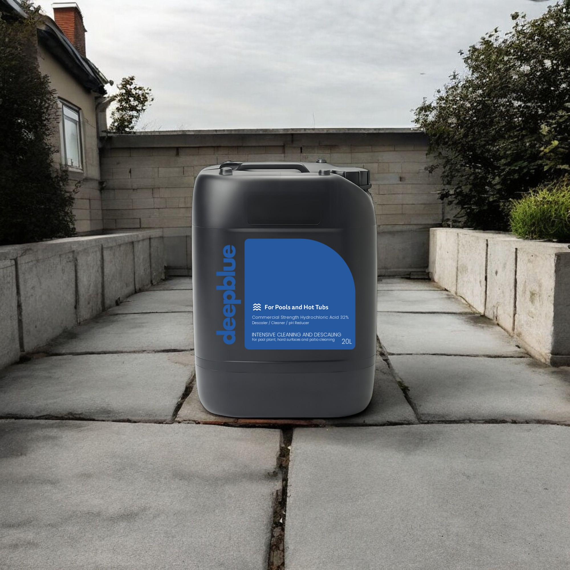 Deep Blue Hydrochloric Acid (32%) Heavy-Duty Cleaner - 20L - Image 5