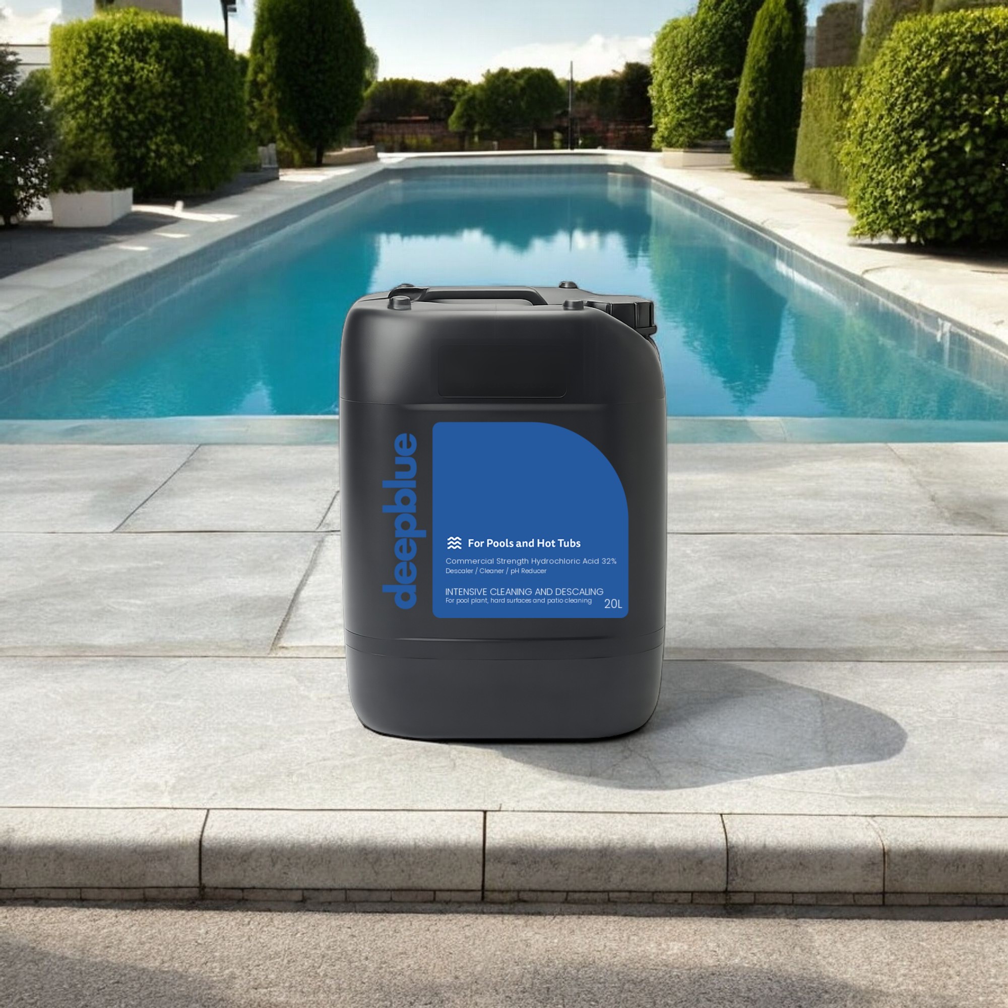 Deep Blue Hydrochloric Acid (32%) Heavy-Duty Cleaner - 20L - Image 6