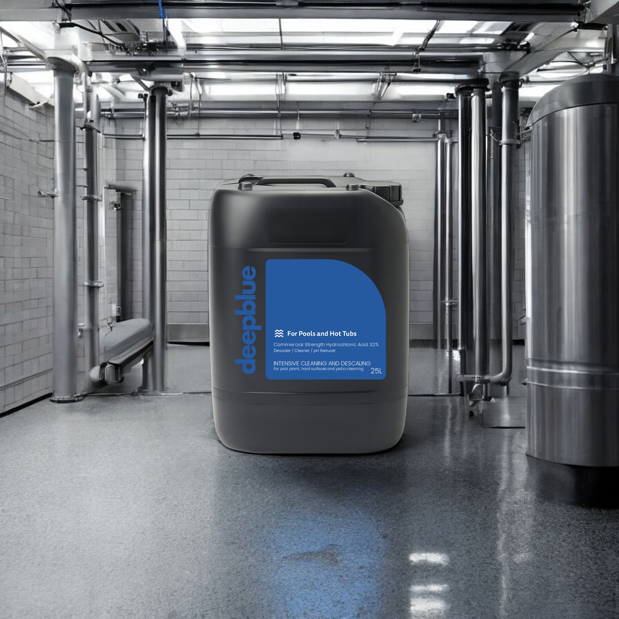 Deep Blue Hydrochloric Acid (32%) Heavy-Duty Cleaner - 25L - Image 4