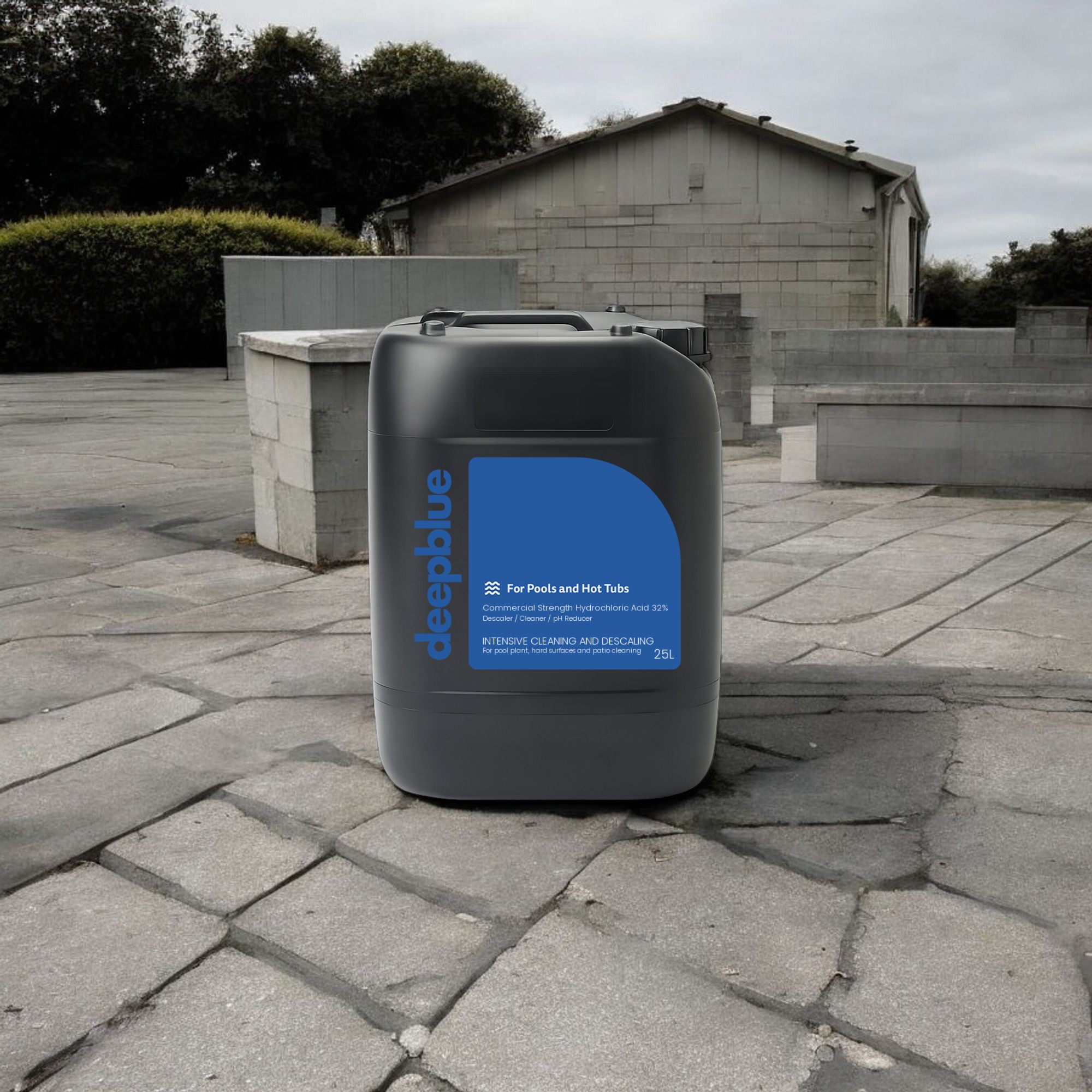 Deep Blue Hydrochloric Acid (32%) Heavy-Duty Cleaner - 25L - Image 5