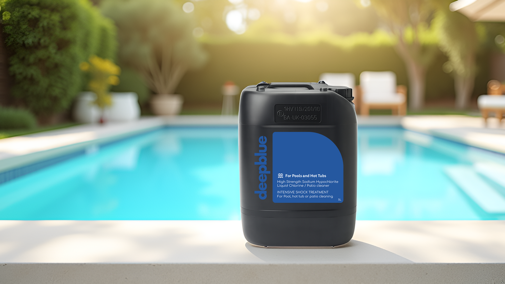 Deep Blue High Strength Sodium Hypochlorite: Patio Cleaner and Liquid Chlorine for Moss, Algae, Weeds and Bleach - 20L - Image 3