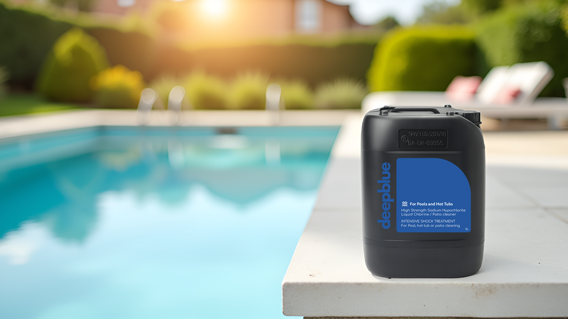Deep Blue High Strength Sodium Hypochlorite: Patio Cleaner and Liquid Chlorine for Moss, Algae, Weeds and Bleach - 20L - Image 4