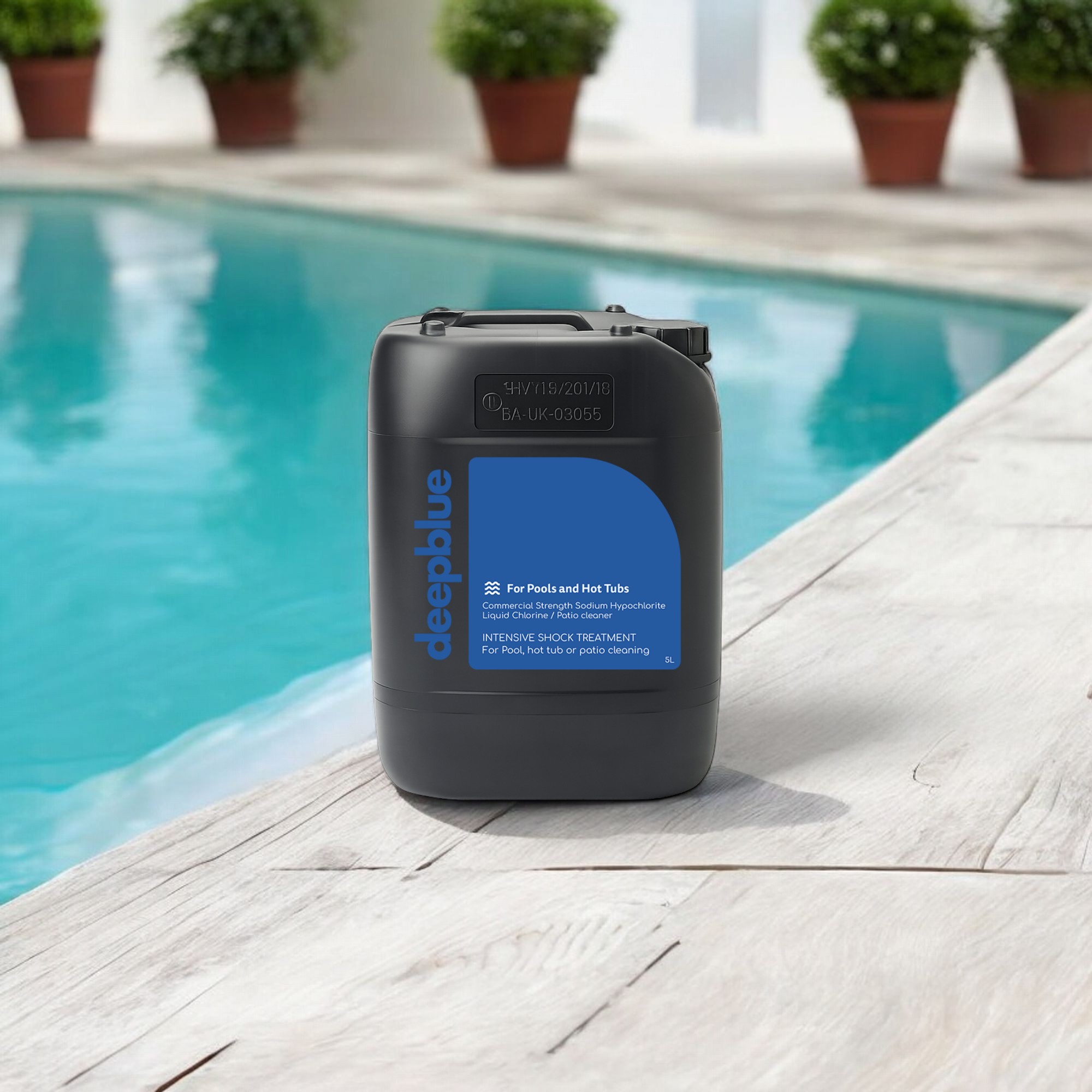 Deep Blue Pro Commercial strength Sodium Hypochlorite Patio cleaner 10 litres 10L liquid chlorine for moss algae weeds bleach - Image 7