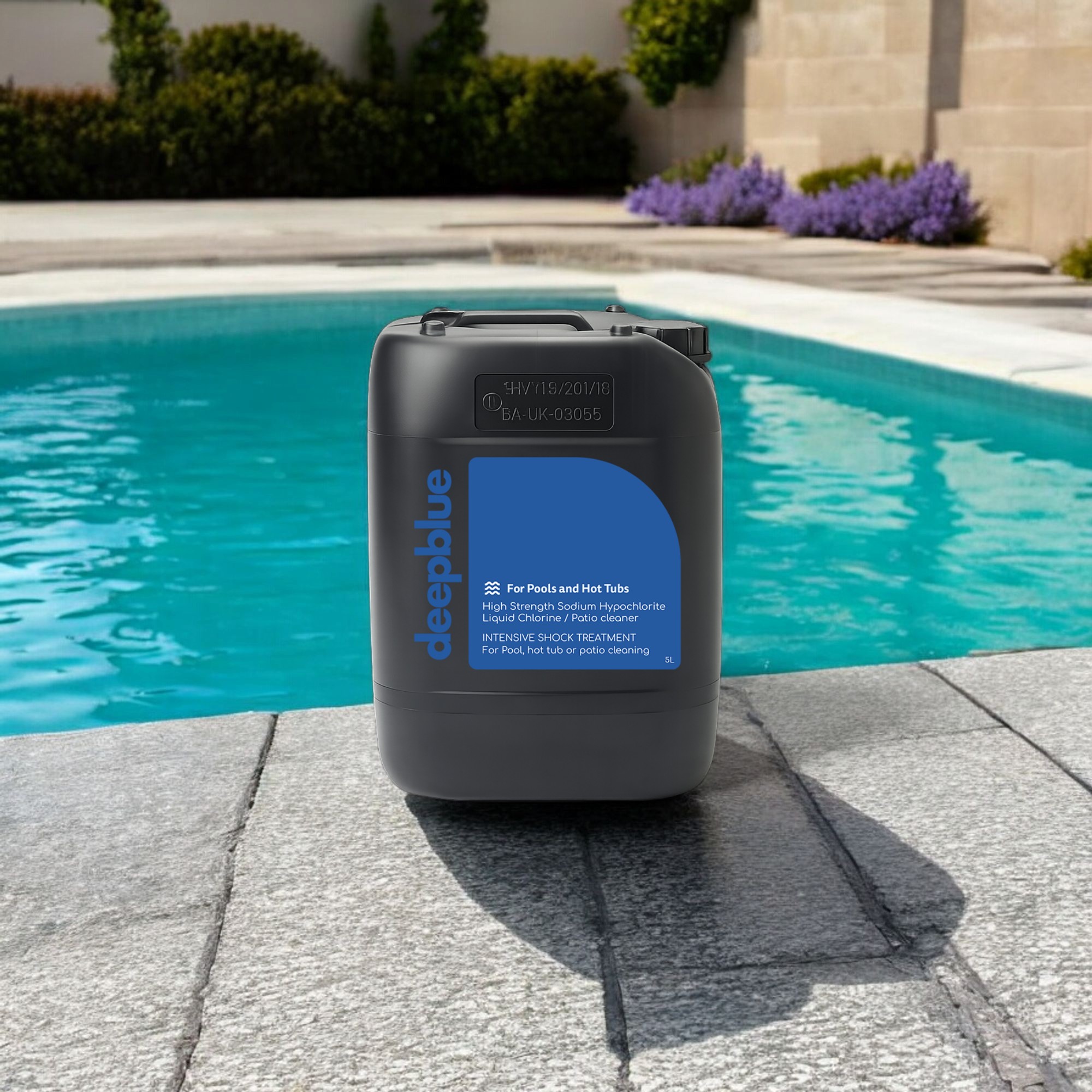 Deep Blue Pro High strength Liquid chlorine for swimming pools hot tub jacuzzi Disinfectant cleaner 20L 20 Litres Sodium Hypochlorite - Image 4