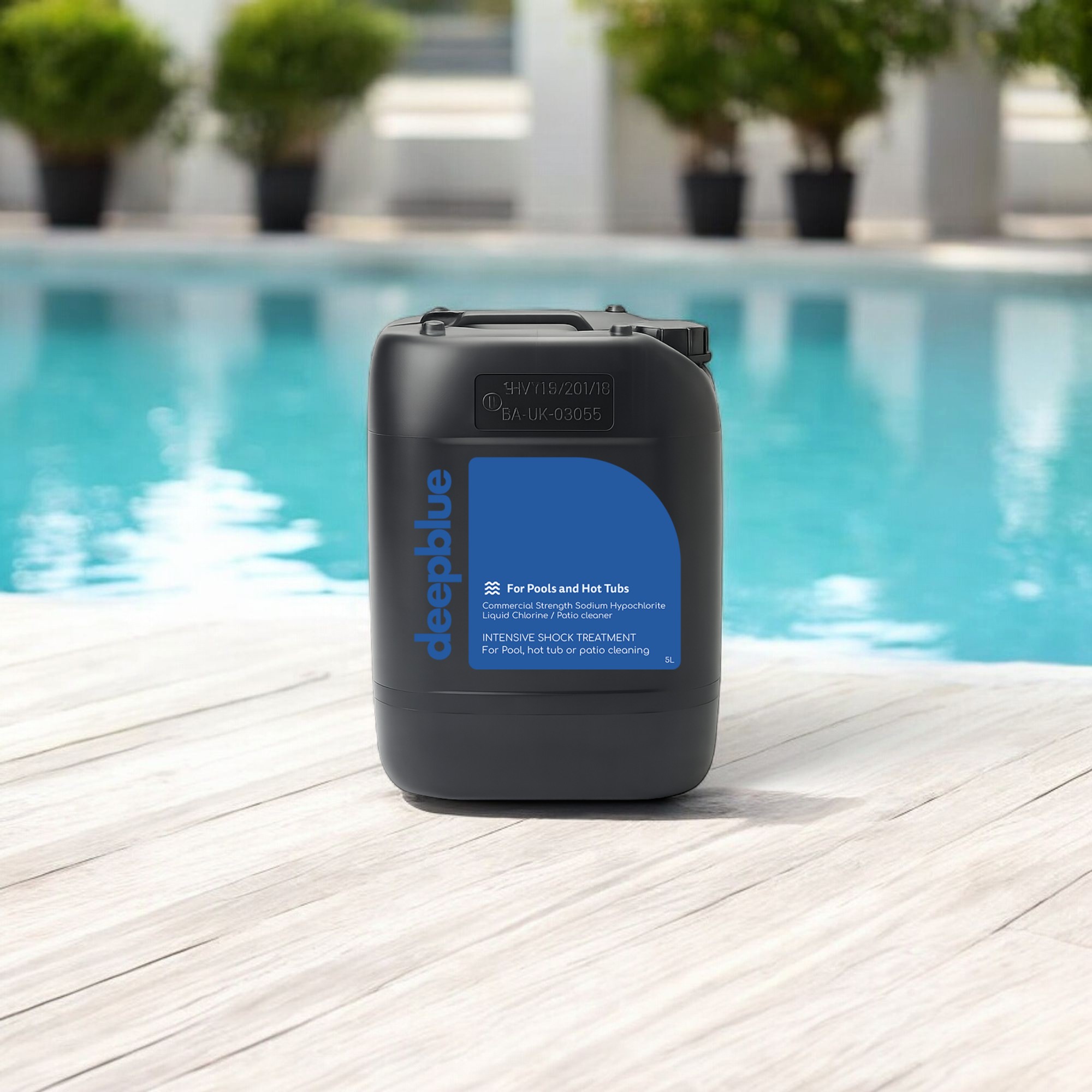 Deep Blue Pro Commercial strength Liquid chlorine for swimming pools hot tub jacuzzi Disinfectant cleaner 10 litres 10L Sodium Hypochlorite - Image 3