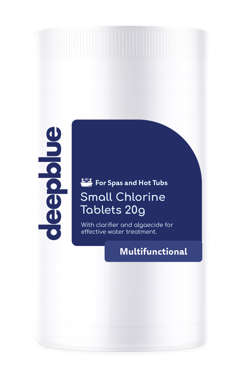 Deep Blue Pro - Multifunctional Mini 20g Chlorine Tablets 1kgWITH Floating dispenser and test strips. Stabilised clarifier algae inhibitor