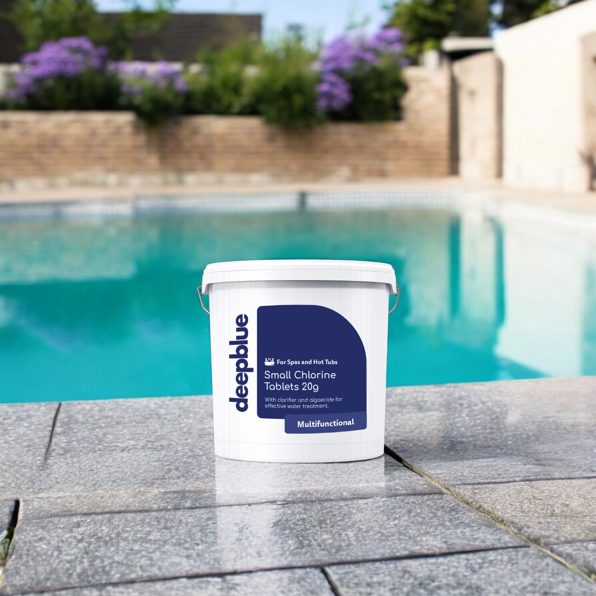 Deep Blue Professional - Multifunctional Mini 20g hot tub Chlorine Tablets 5kg spa hottub WITH Floating dispenser. Stabilised clarifier algae inhibit - Image 4