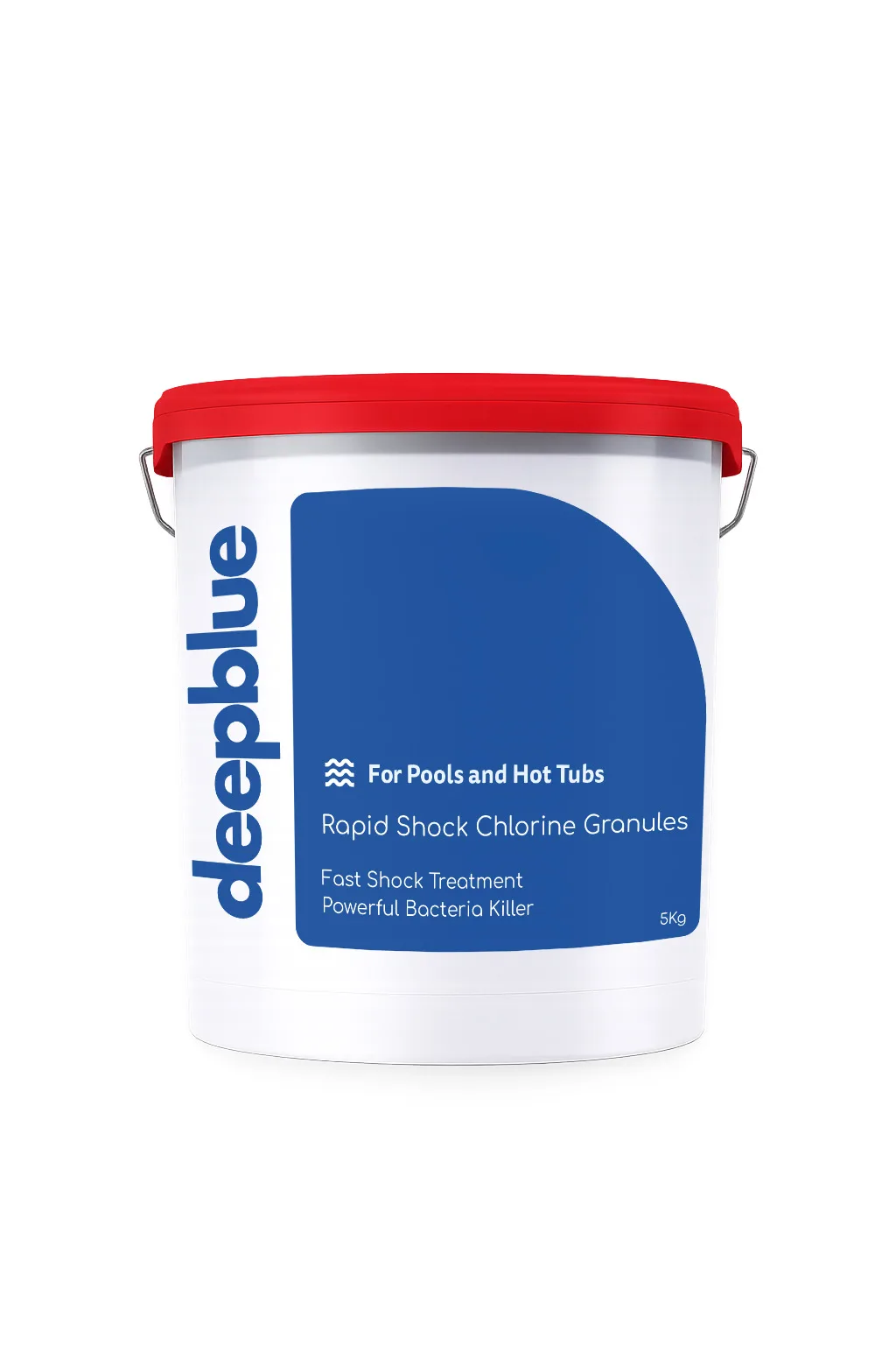 Deep Blue Rapid Shock Chlorine Granules, fast acting and ideal for hot tubs and spas - 1Kg