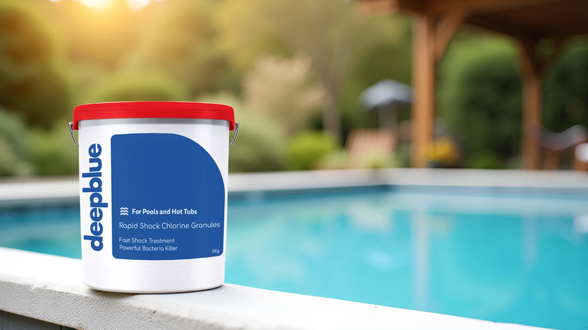 Deep Blue Rapid Shock Chlorine Granules, fast acting and ideal for hot tubs and spas - 1Kg - Image 5