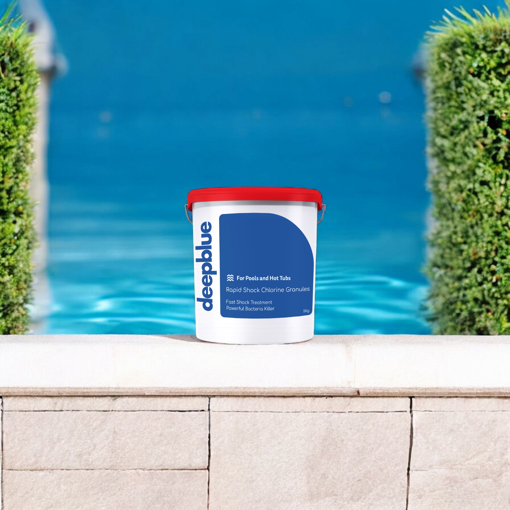 Deep Blue Rapid Shock Chlorine Granules, fast acting and ideal for hot tubs and spas - 10Kg - Image 2