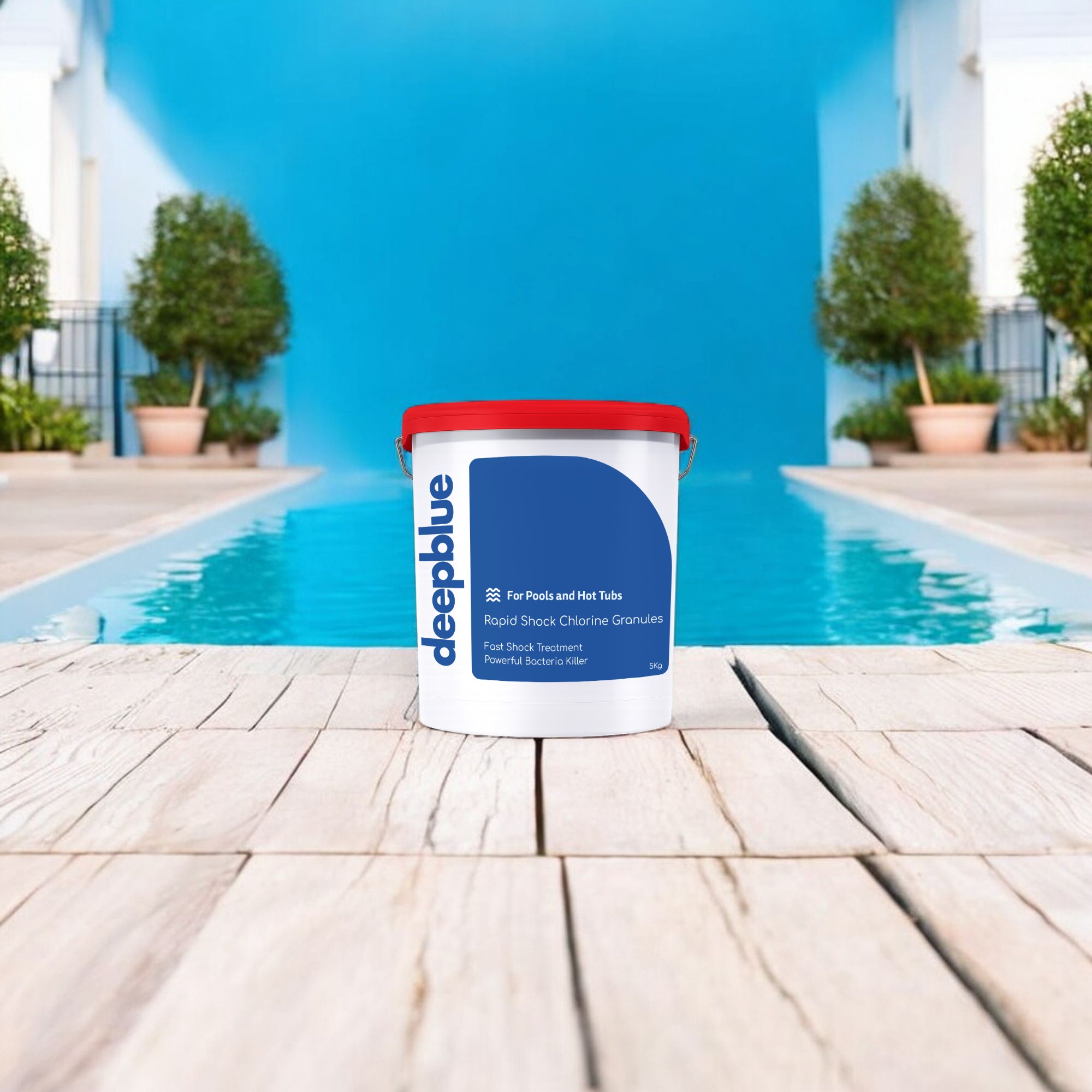 Deep Blue Rapid Shock Chlorine Granules, fast acting and ideal for hot tubs and spas - 10Kg - Image 3