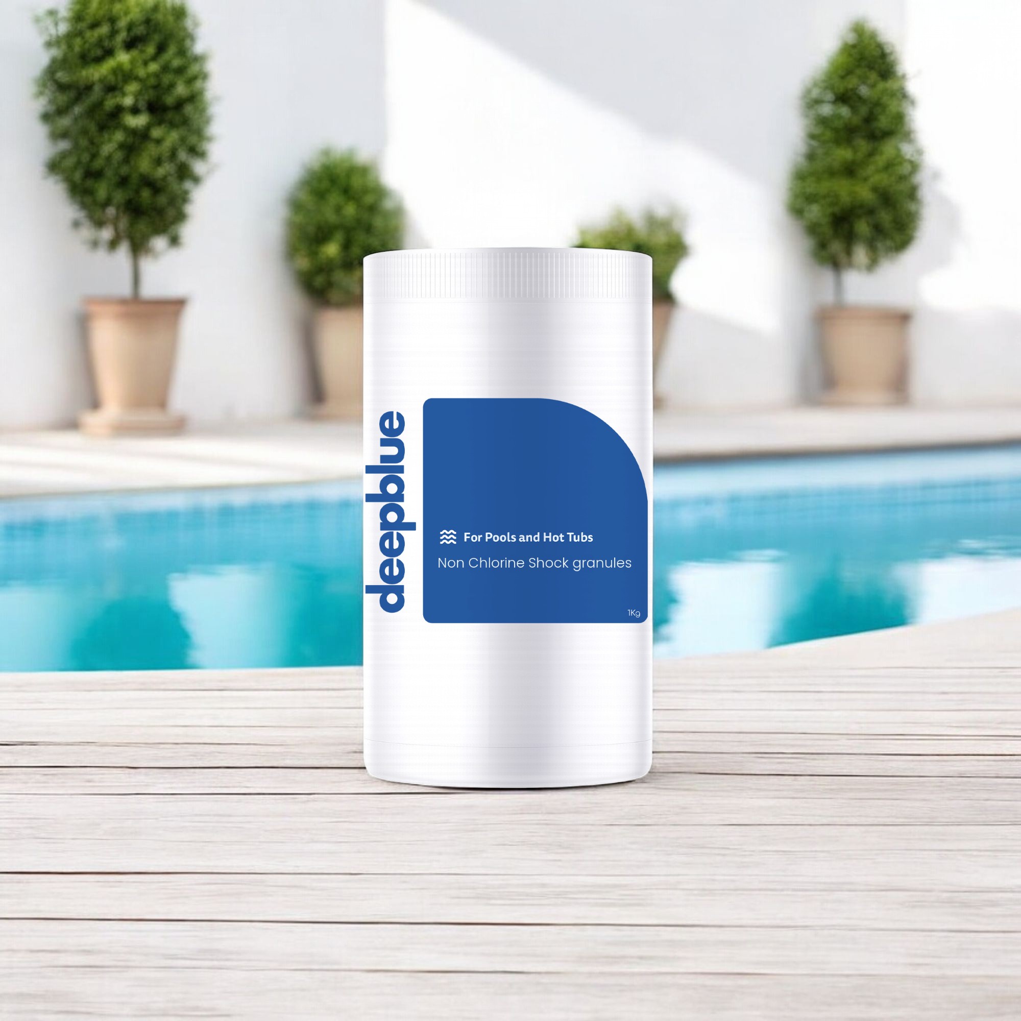Deep Blue Pool Shock Granules, Non-Chlorine Formula - 1Kg - Image 3