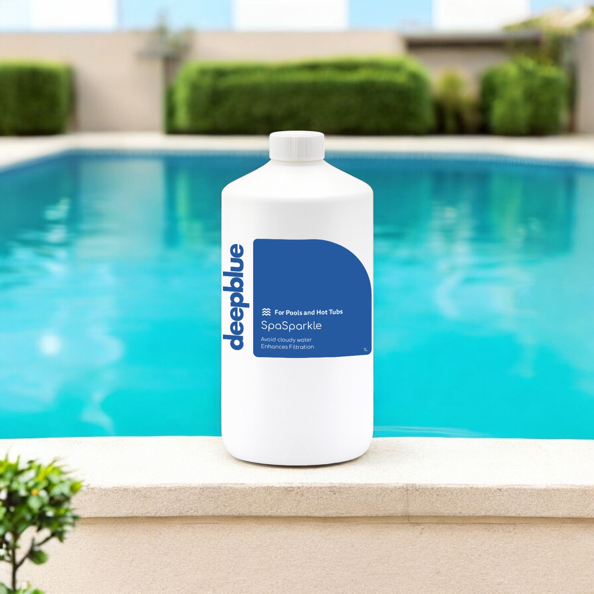 Deep Blue Concentrated Pool Water Clarifier - 1L - Image 2