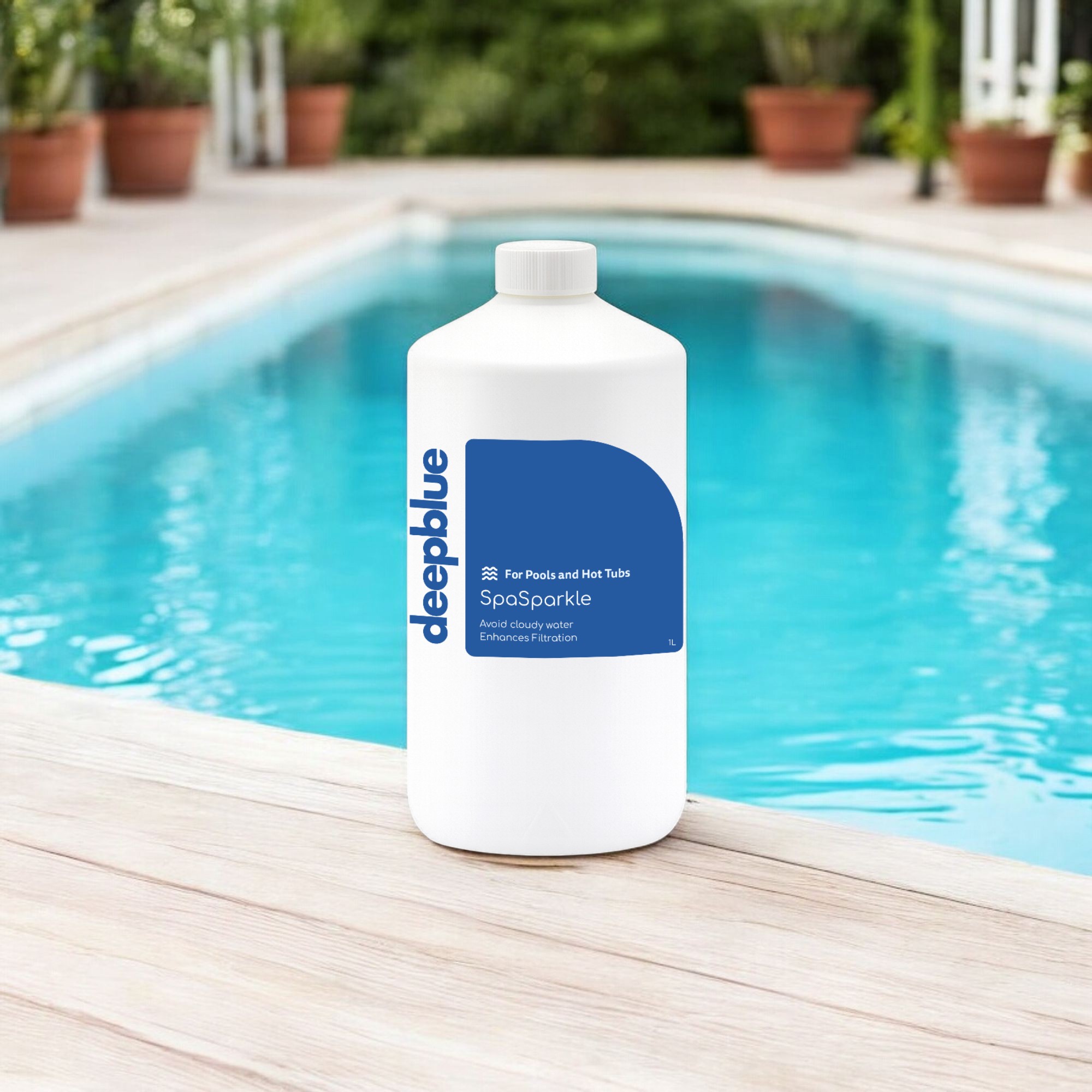 Deep Blue Concentrated Pool Water Clarifier - 1L - Image 3