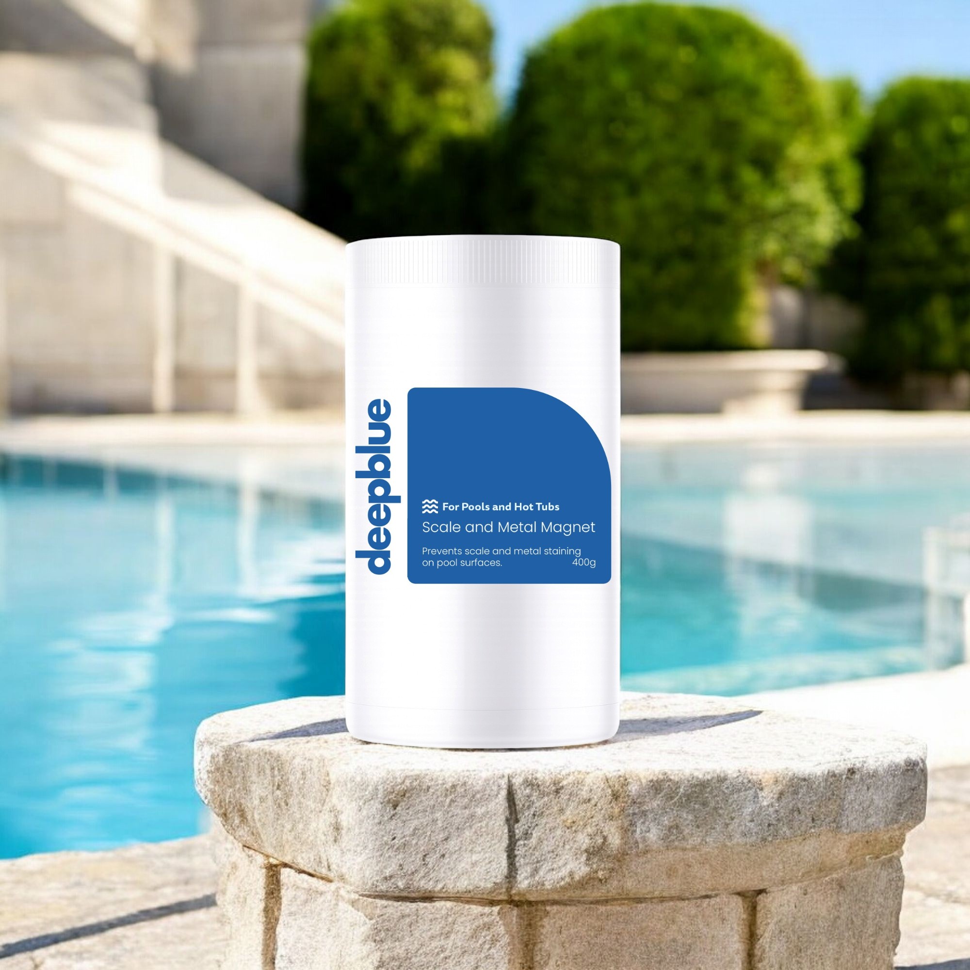 Deep Blue Scale and Metal Magnet for Pools - 400G - Image 2