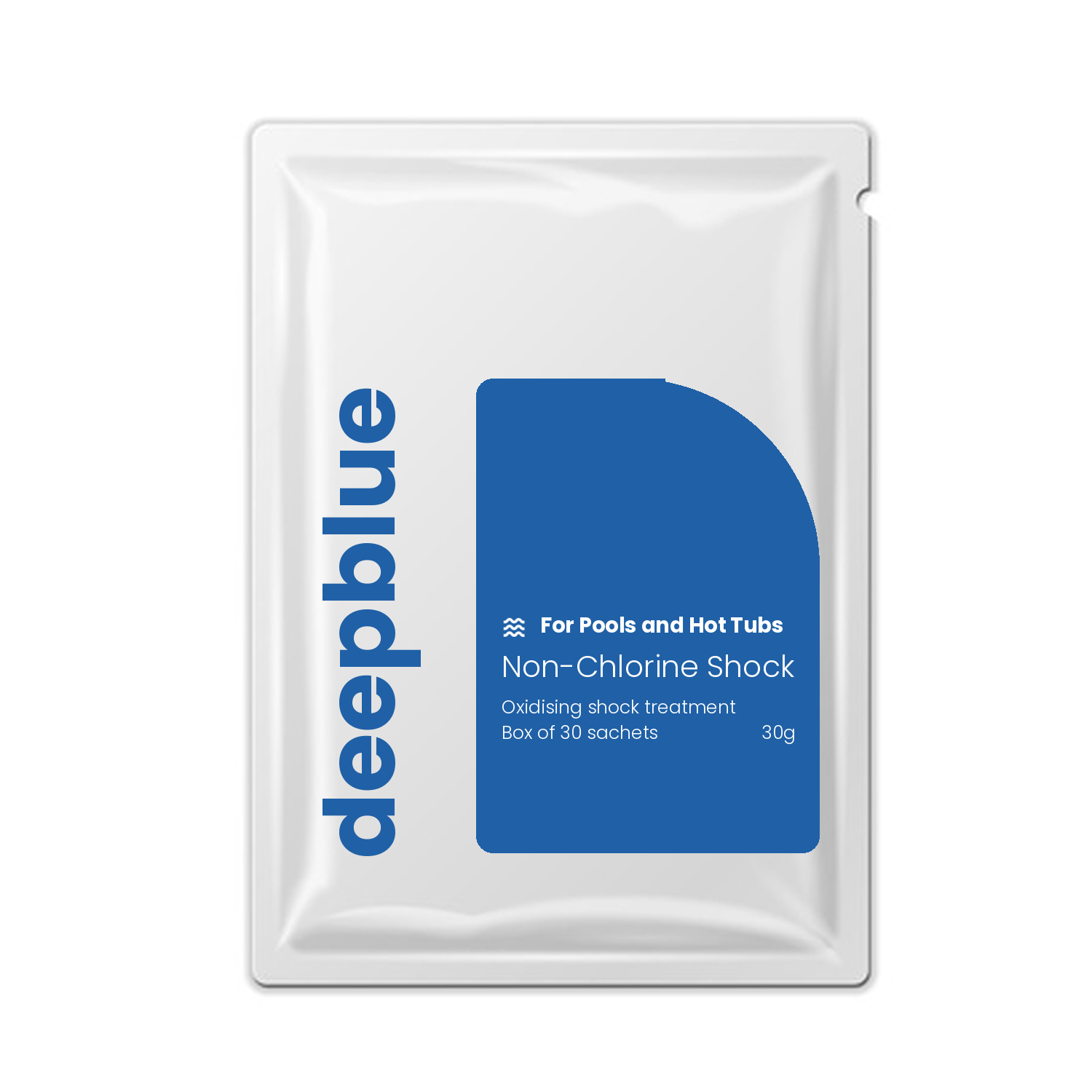 Deep Blue non-chlorine Shock Sachet, 30g, for hot tub and spa - 30 Sachets