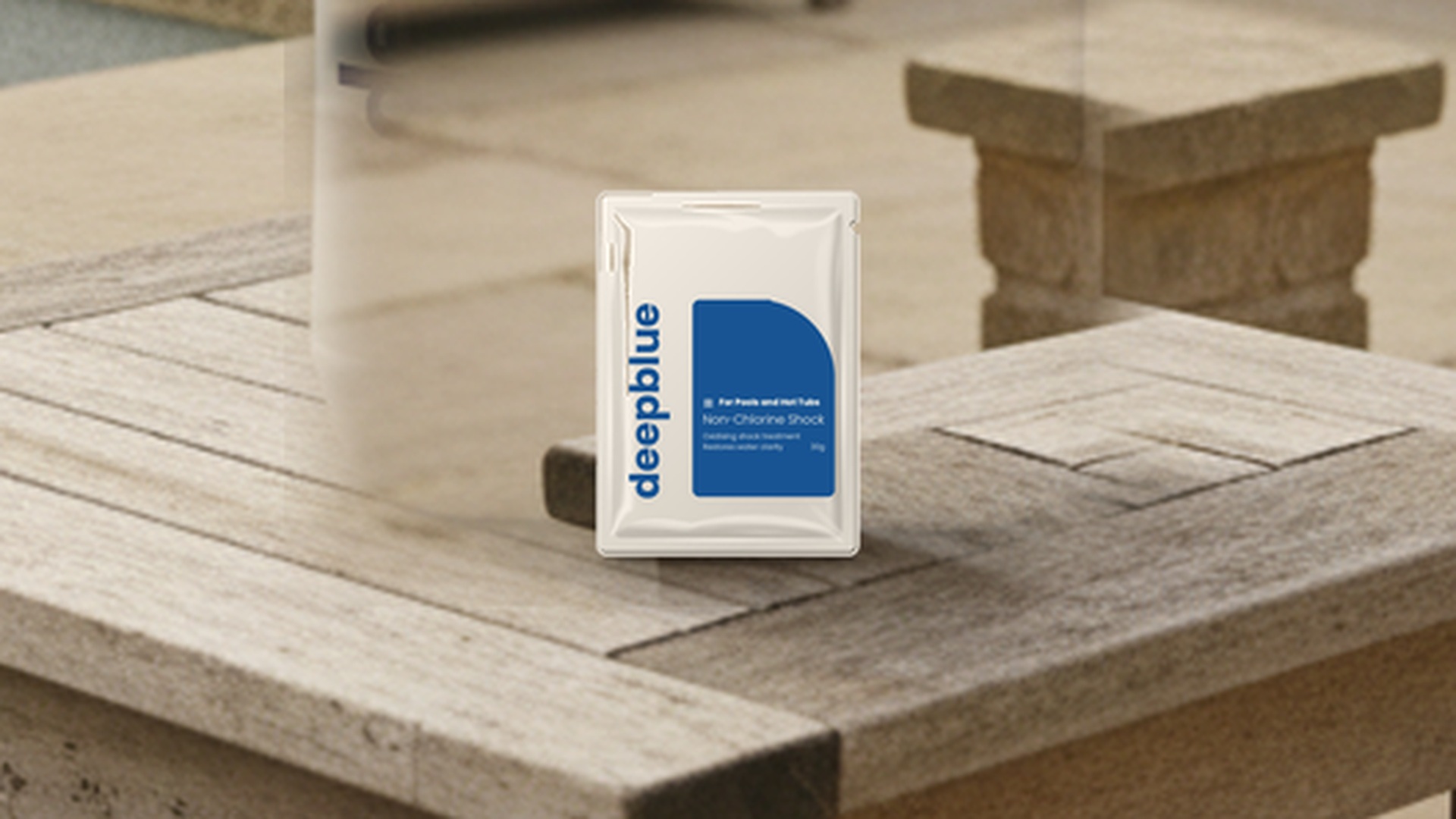Deep Blue non-chlorine Shock Sachet, 30g, for hot tub and spa - 1 Sachet - Image 3