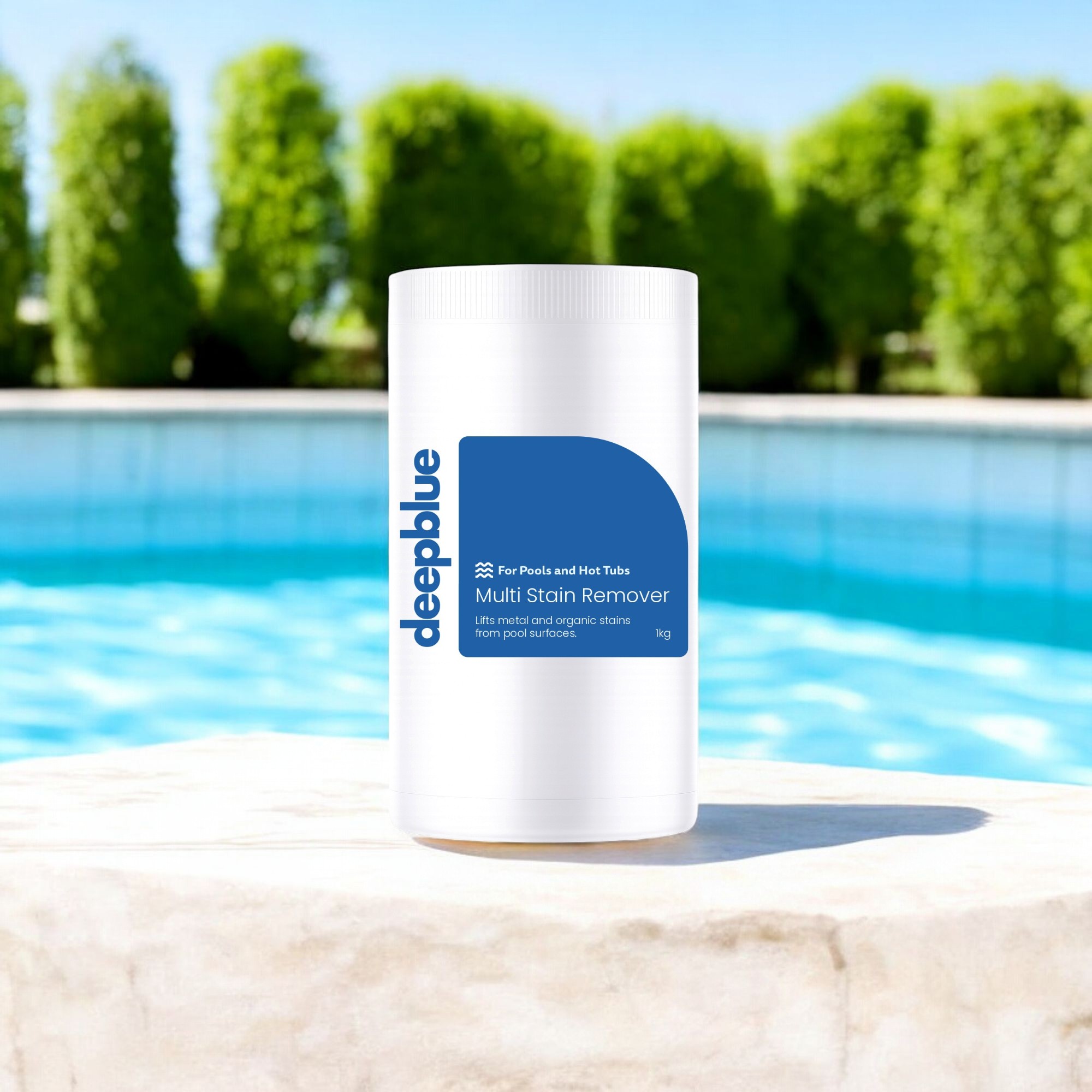 Deep Blue Multi Stain Remover for Swimming Pools - 2kg - Image 2