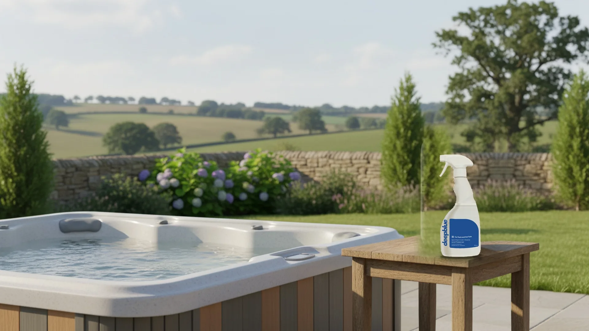 Deep Blue Spa Cover Cleaner and Preserver Spray for Vinyl Covers - 500ml - Image 4