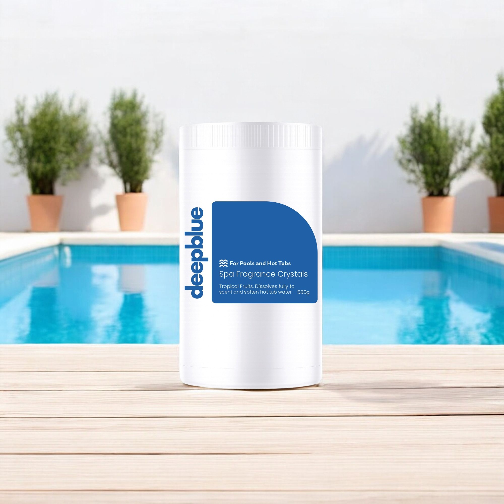 Deep Blue Tropical Fruit Fragrance Crystals for Spas - 4 Kits - Image 3