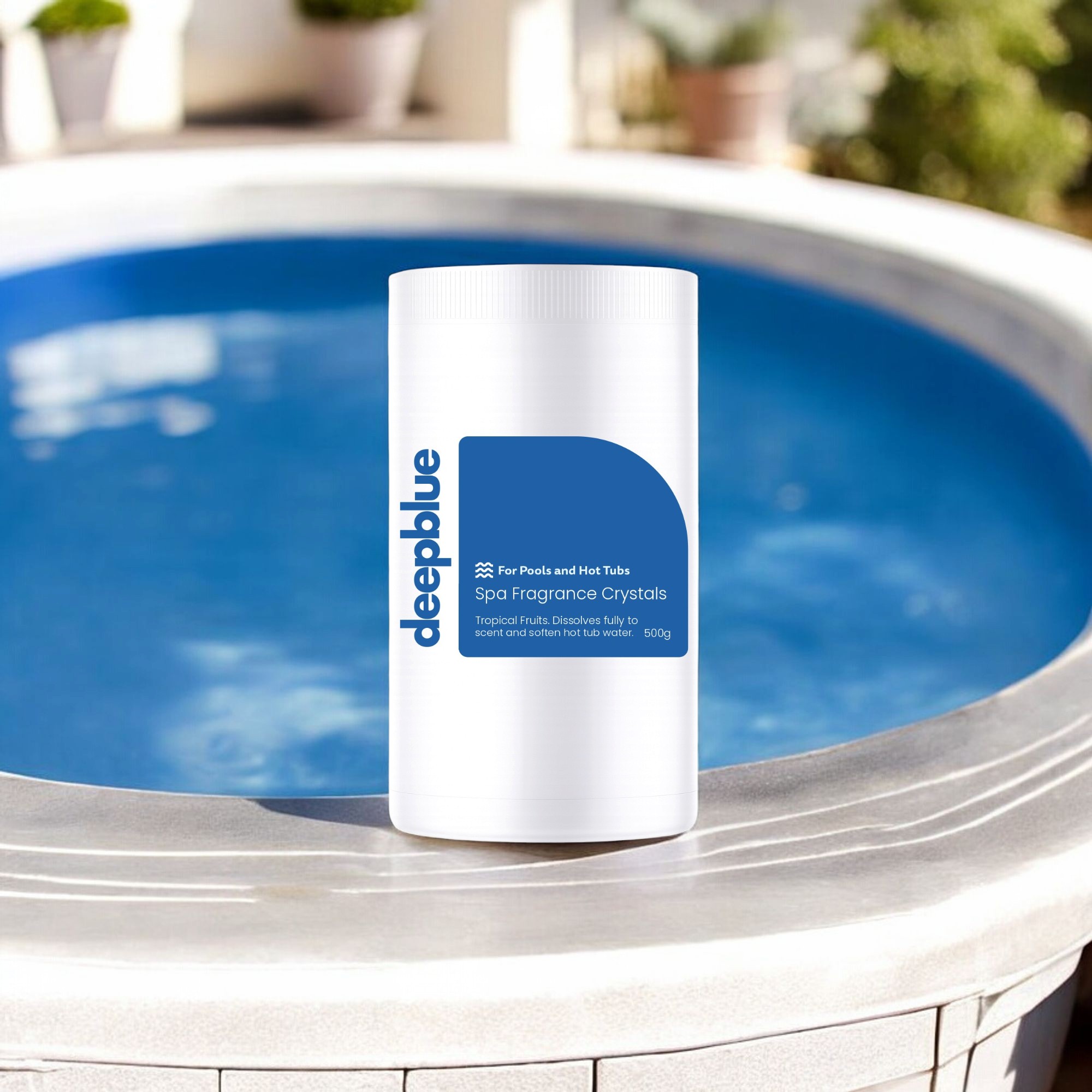 Deep Blue Tropical Fruit Fragrance Crystals for Spas - 1 Kit - Image 2