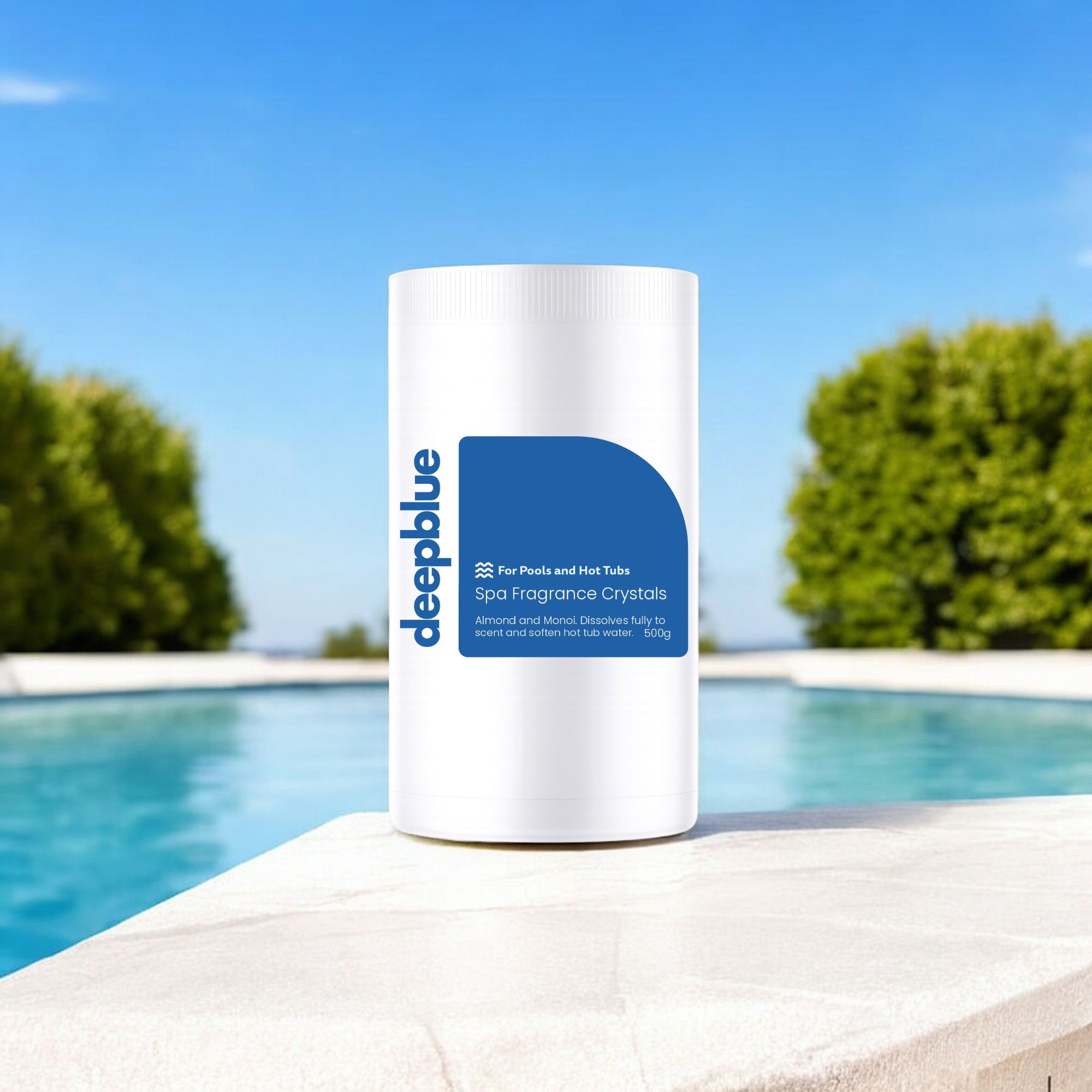Deep Blue Almond & Monoi Fragrance Crystals for Spas - 4 Kits - Image 2