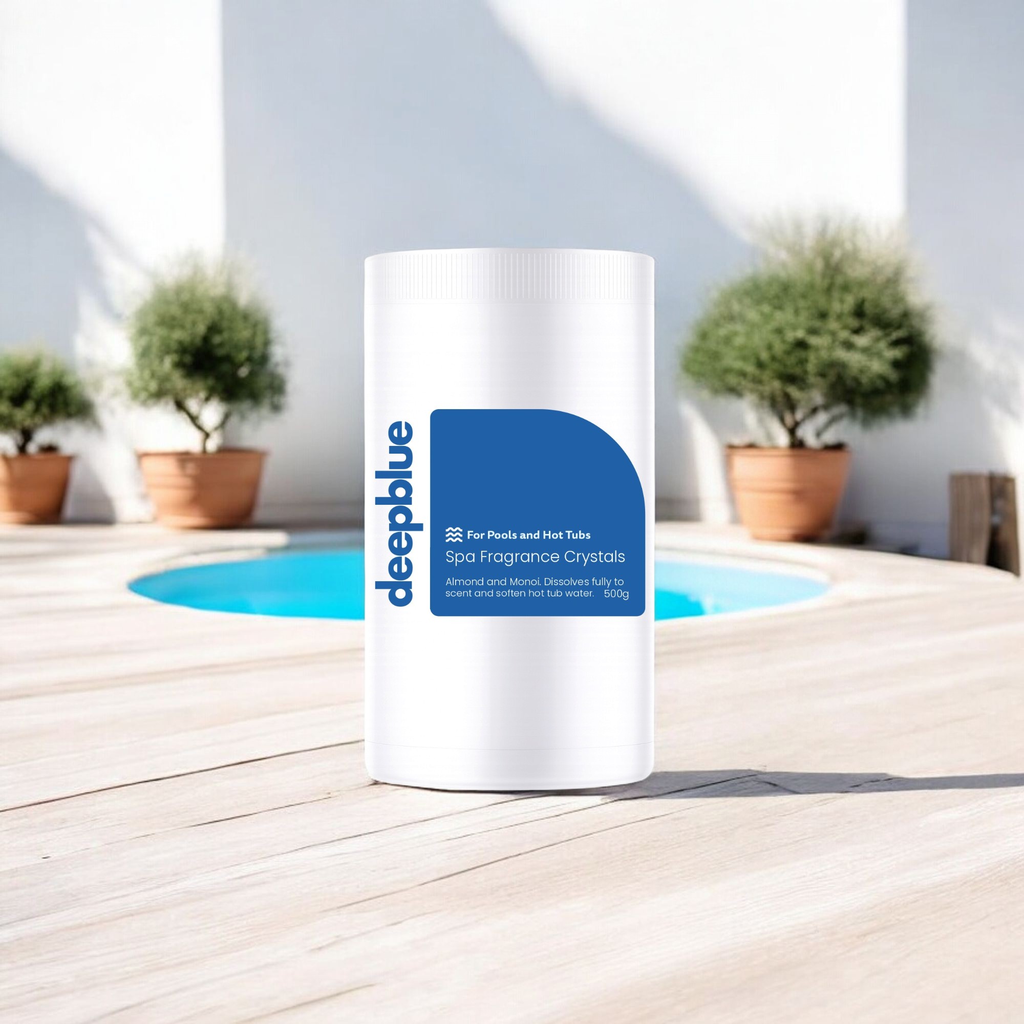 Deep Blue Almond & Monoi Fragrance Crystals for Spas - 4 Kits - Image 3