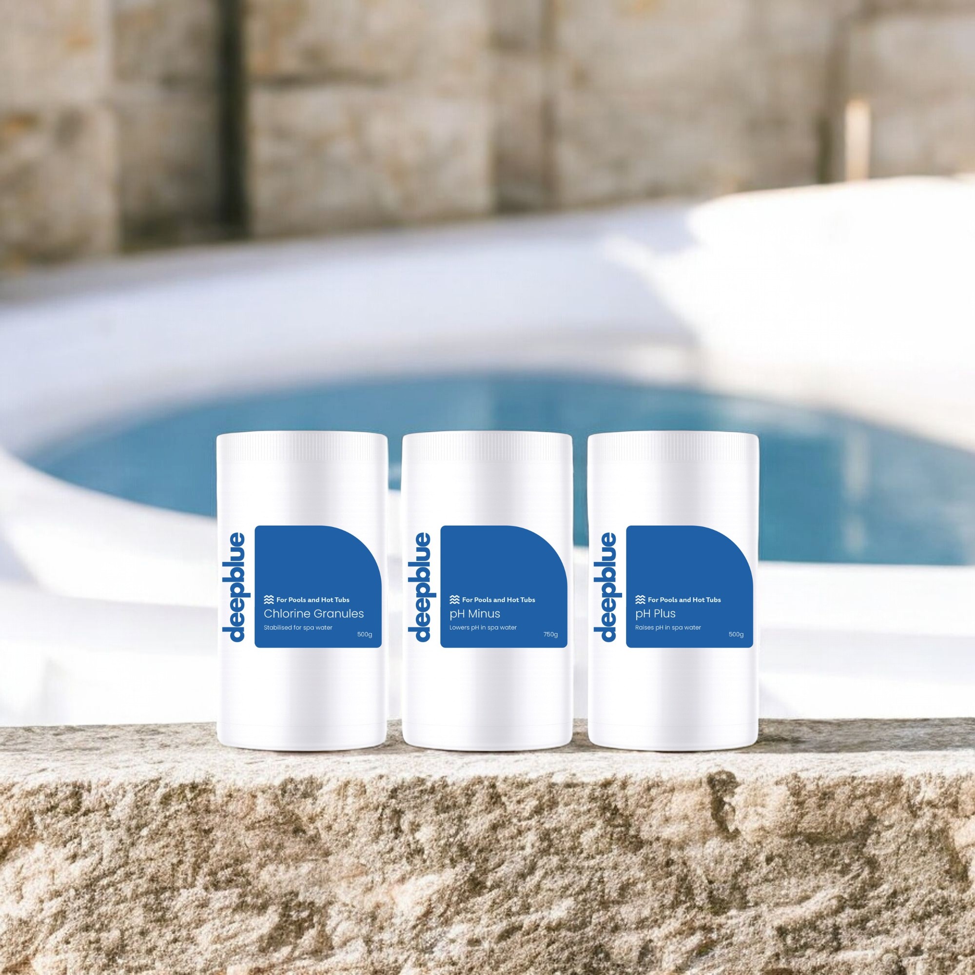 Deep Blue Premium Chlorine Starter Kit for Spas - 4 Kits - Image 2