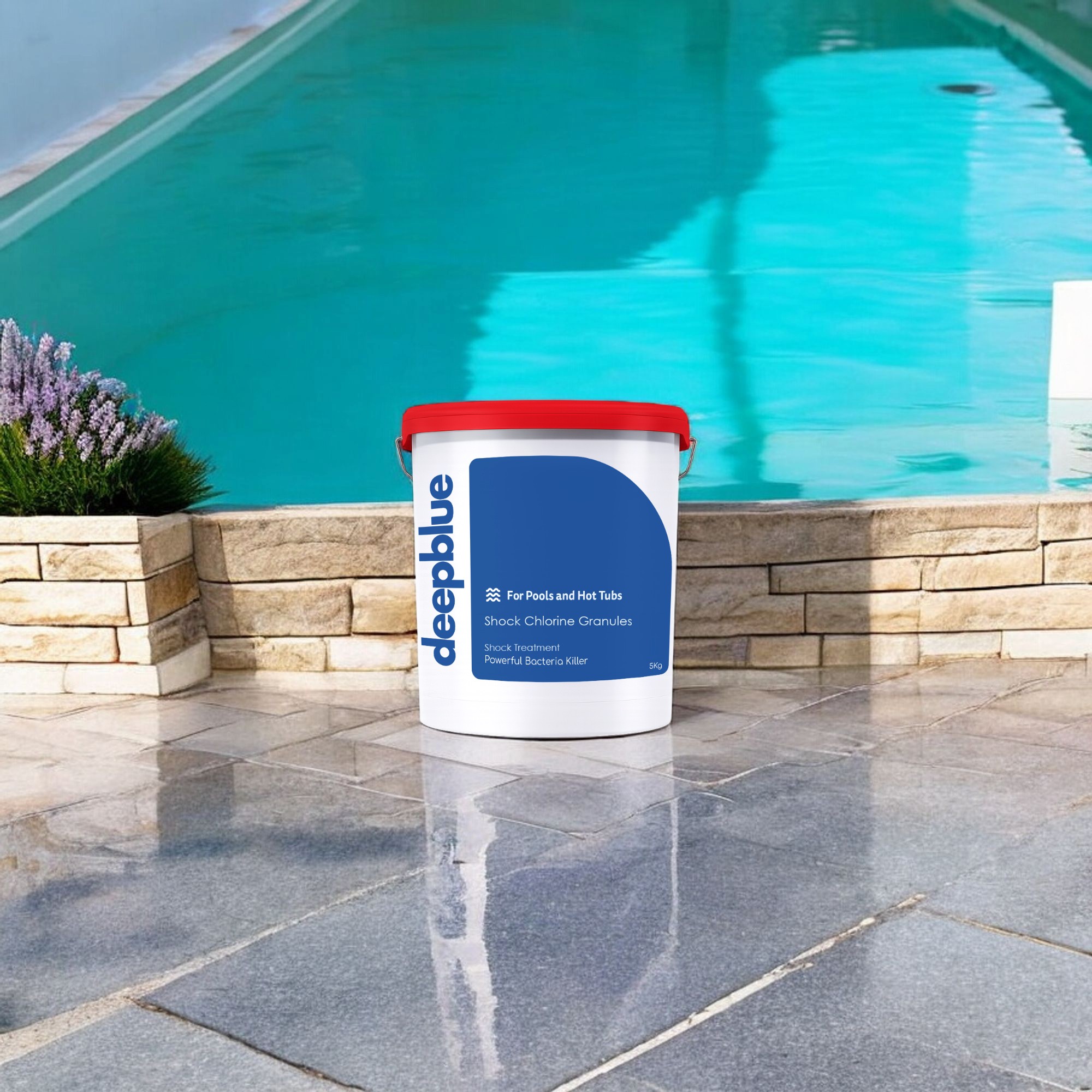 Deep Blue Pro Shock Chlorine Granules great for hot tubs and spas 15Kg - Image 8