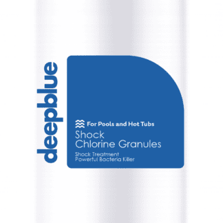 Deep Blue Pro Shock Chlorine Granules for hot tubs, spas and swimming pools 1Kg