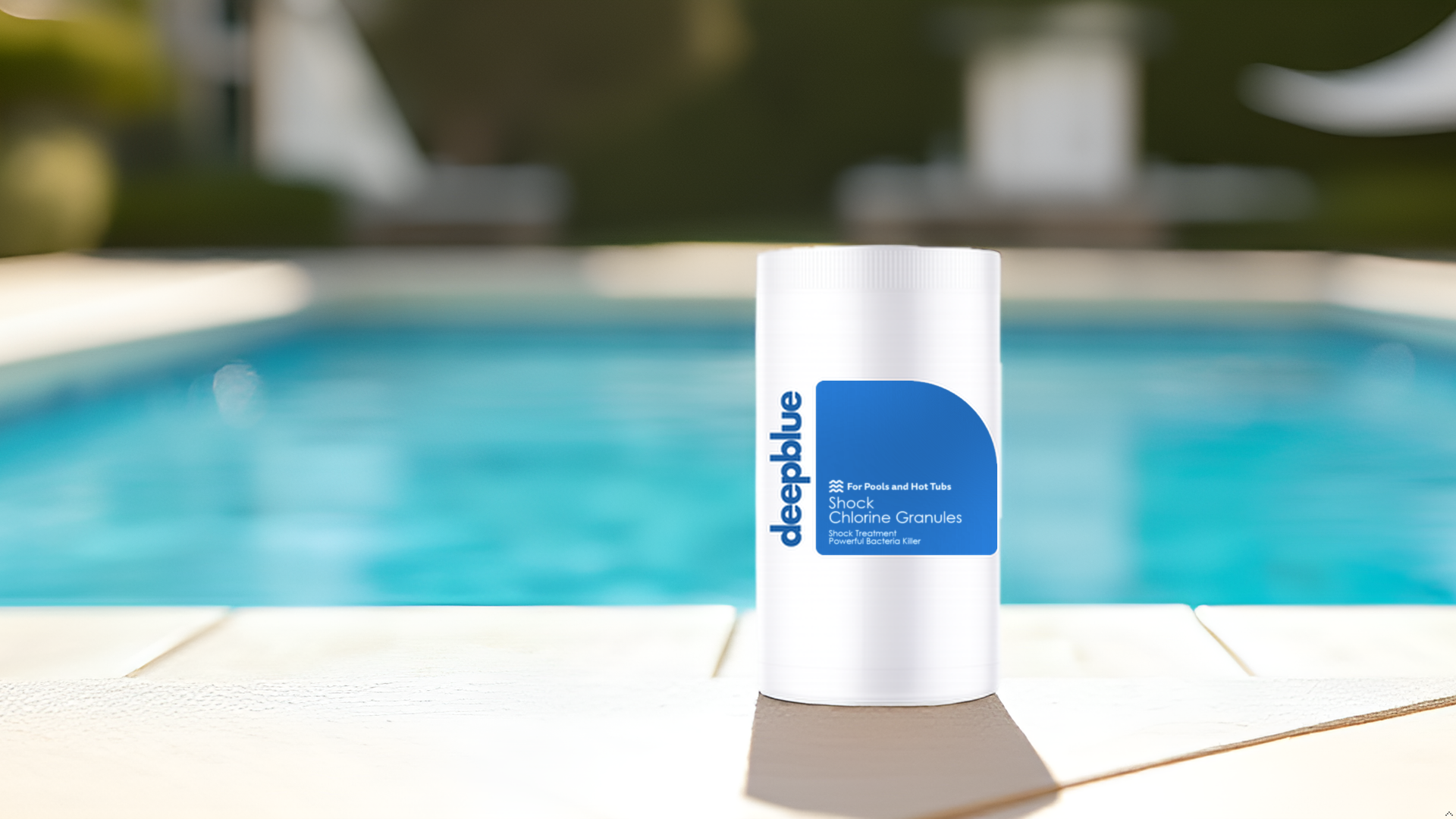 Deep Blue Pro Shock Chlorine Granules for hot tubs, spas and swimming pools 2Kg - Image 3