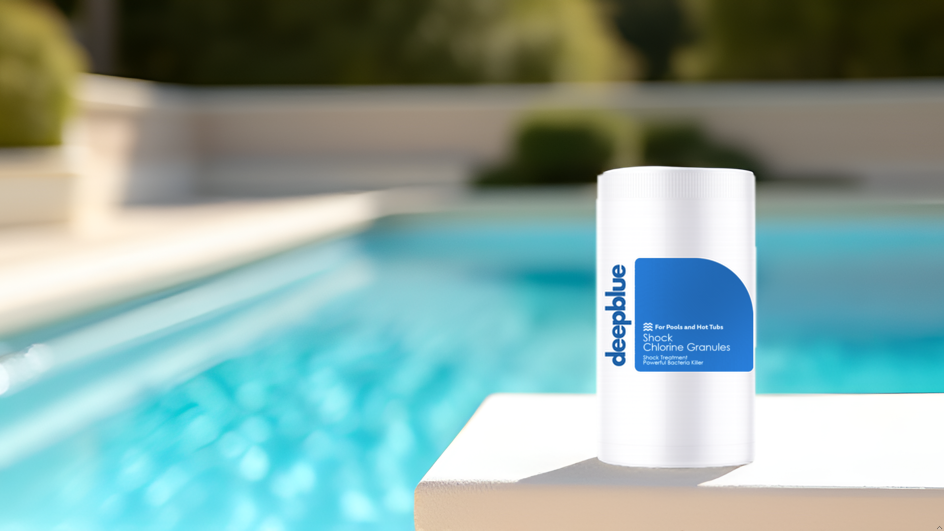 Deep Blue Pro Shock Chlorine Granules for hot tubs, spas and swimming pools 2Kg - Image 5