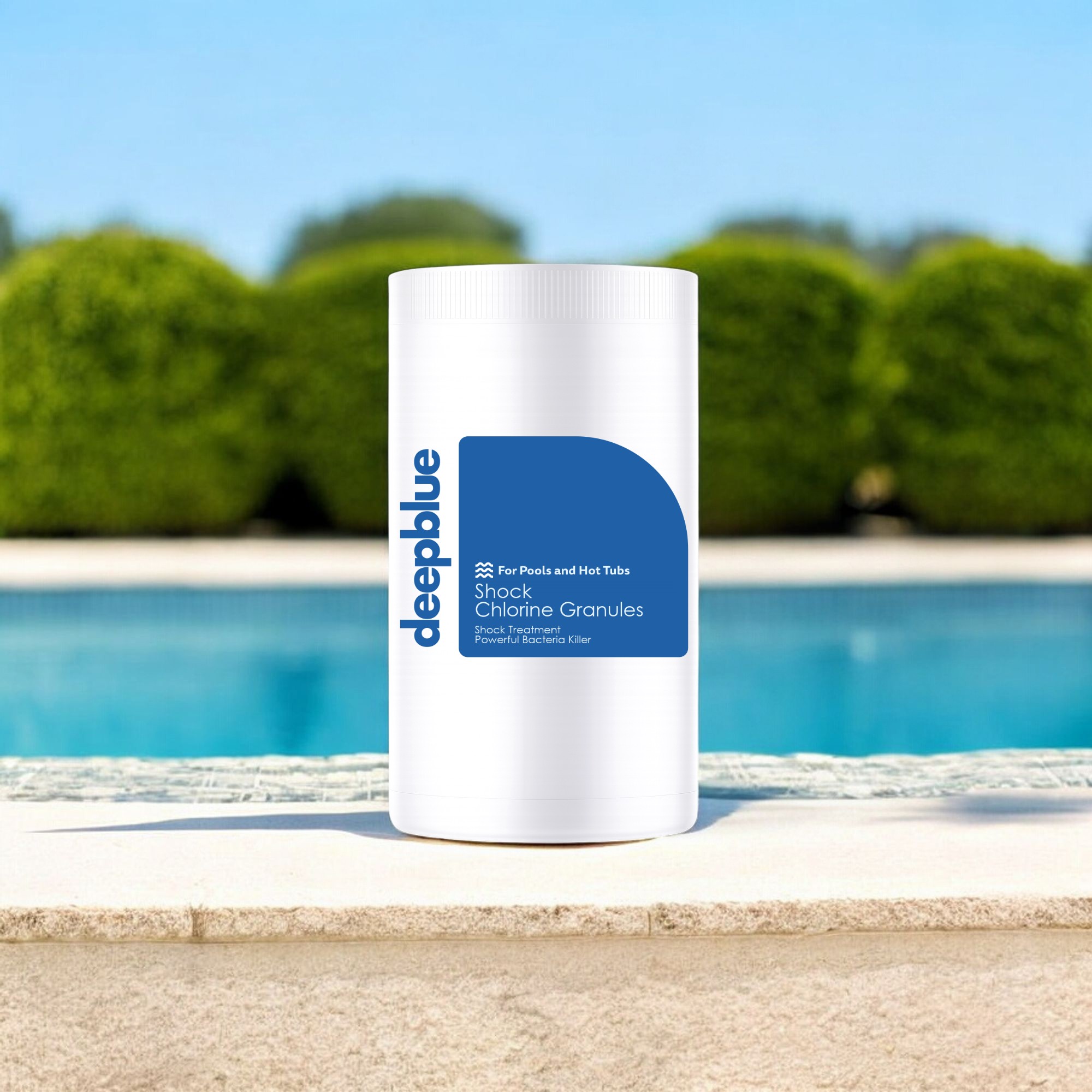 Deep Blue Pro Shock Chlorine Granules for hot tubs, spas and swimming pools 1Kg - Image 8