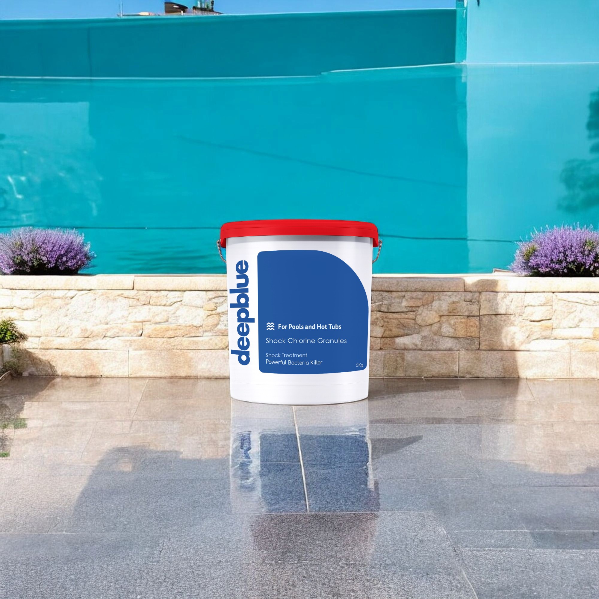 Deep Blue Pro Shock Chlorine Granules for hot tubs, spas and swimming pools 20Kg - Image 8
