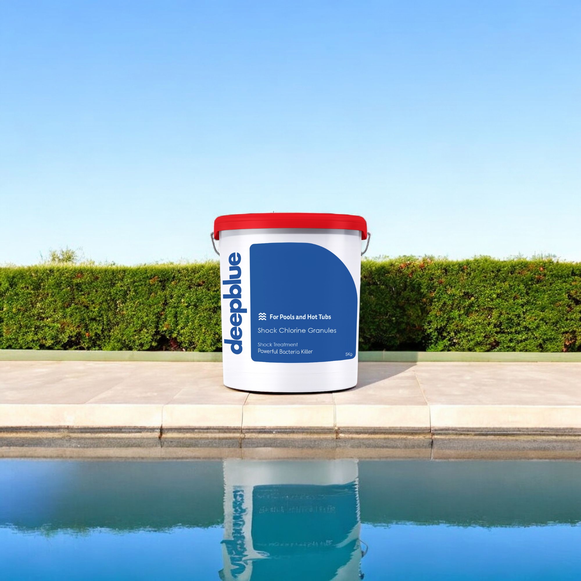 Deep Blue Pro Shock Chlorine Granules for hot tubs, spas and swimming pools 25Kg - Image 6