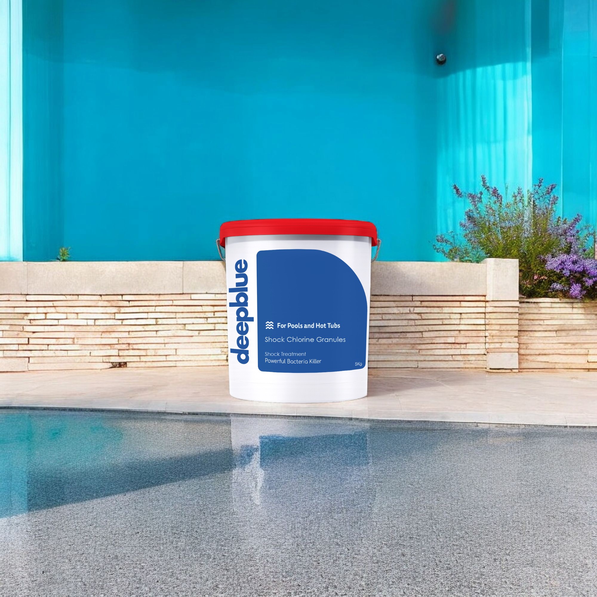 Deep Blue Pro Shock Chlorine Granules for hot tubs, spas and swimming pools 25Kg - Image 8