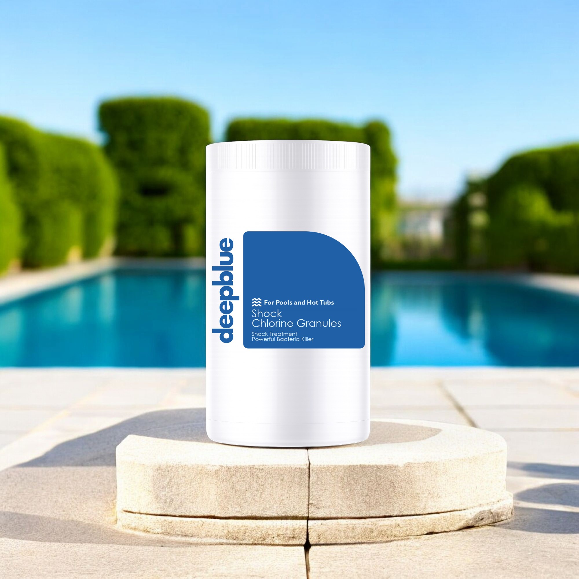 Deep Blue Pro Shock Chlorine Granules for hot tubs, spas and swimming pools 2Kg - Image 6